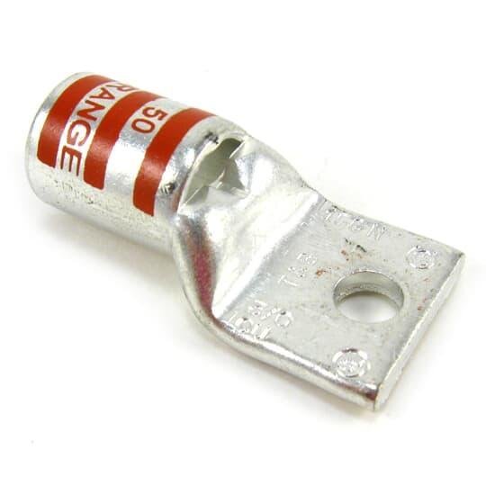 Picture of 54165-TB - T&B 54165-TB 3/0 CU Std. Brl 1 Hole 1/2" Bolt Orange Lug