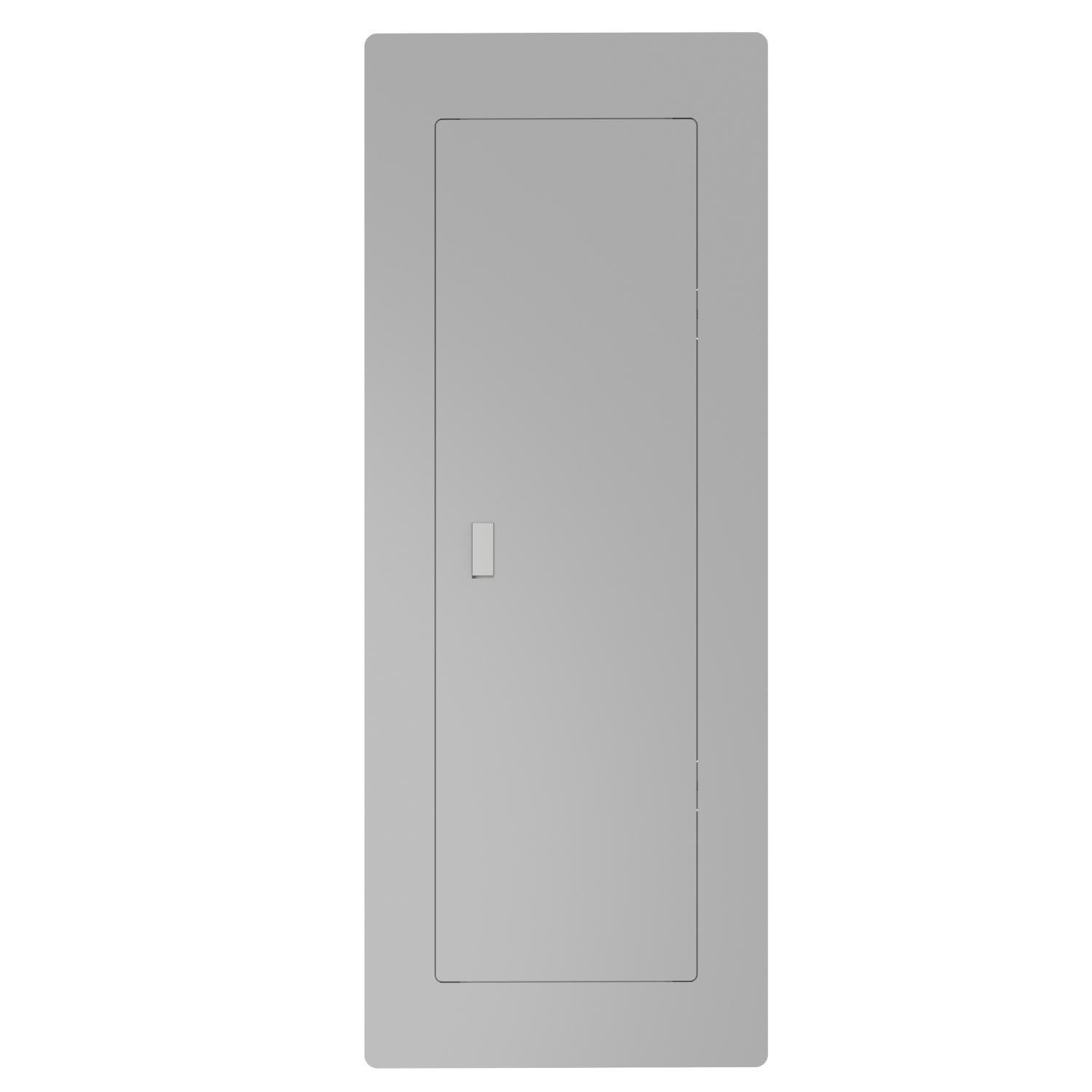 QOCMF42UC - Replacement cover, QO, for 42 space load center, mono flat, combination flush and surface, gray