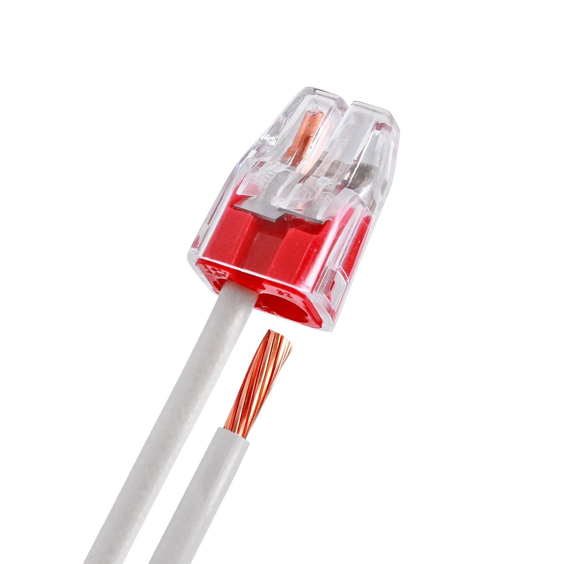 30-1032J - In-Sure® Push-In Wire Connector, Model 32 2-Port Red, Jar of 300