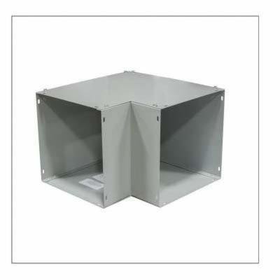 10x6.125x10 Wireway Elbow 90 Side Wall Access ANSI 61 Gray Steel