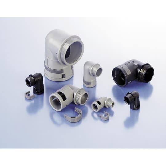 BLN-M32 - LOCKNUT DIVISIBLE PA6 M32 BLK