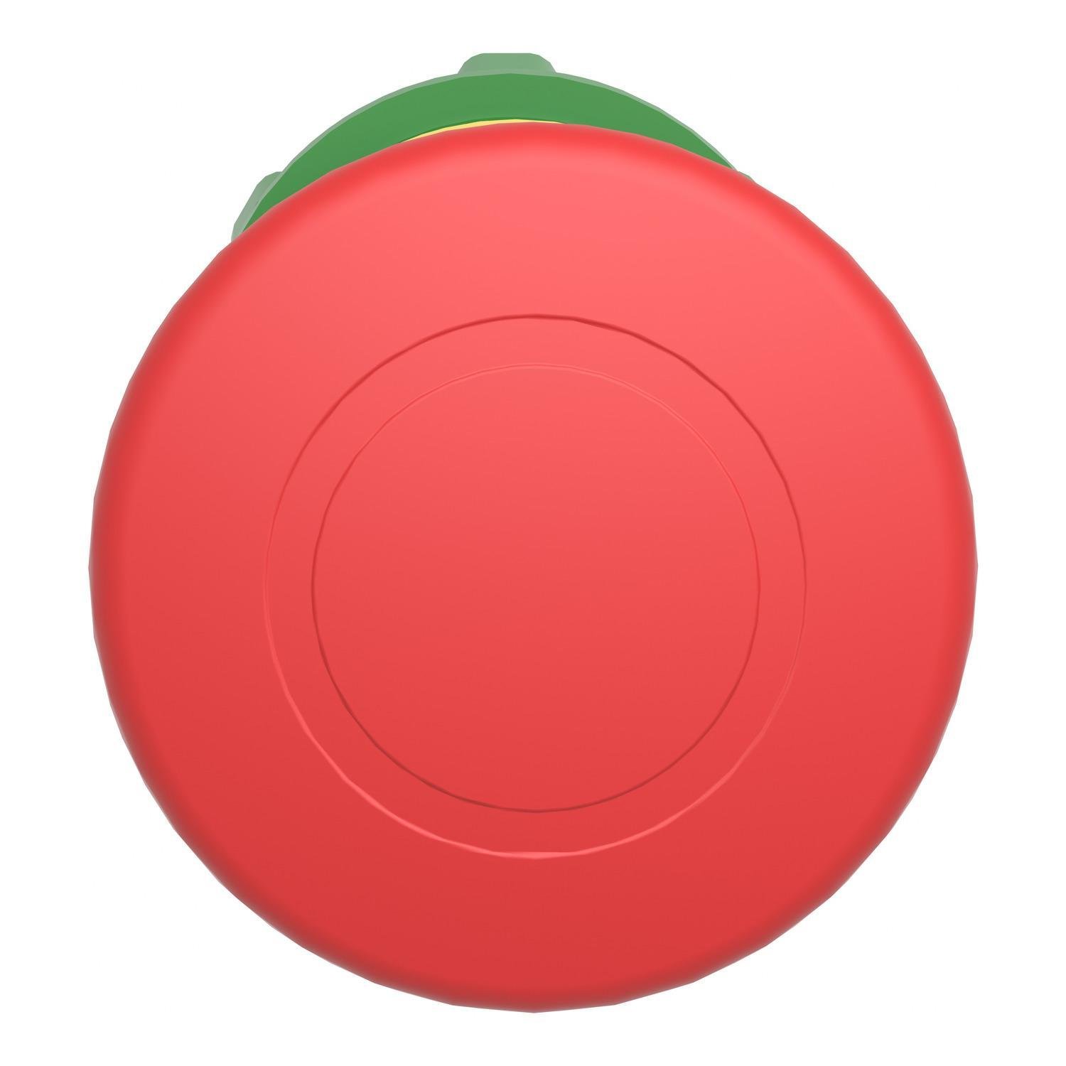 ZB5AT84 - Emergency stop head, Harmony XB5, switching off, plastic, red, mushroom 40mm, 22mm, trigger latching push pull