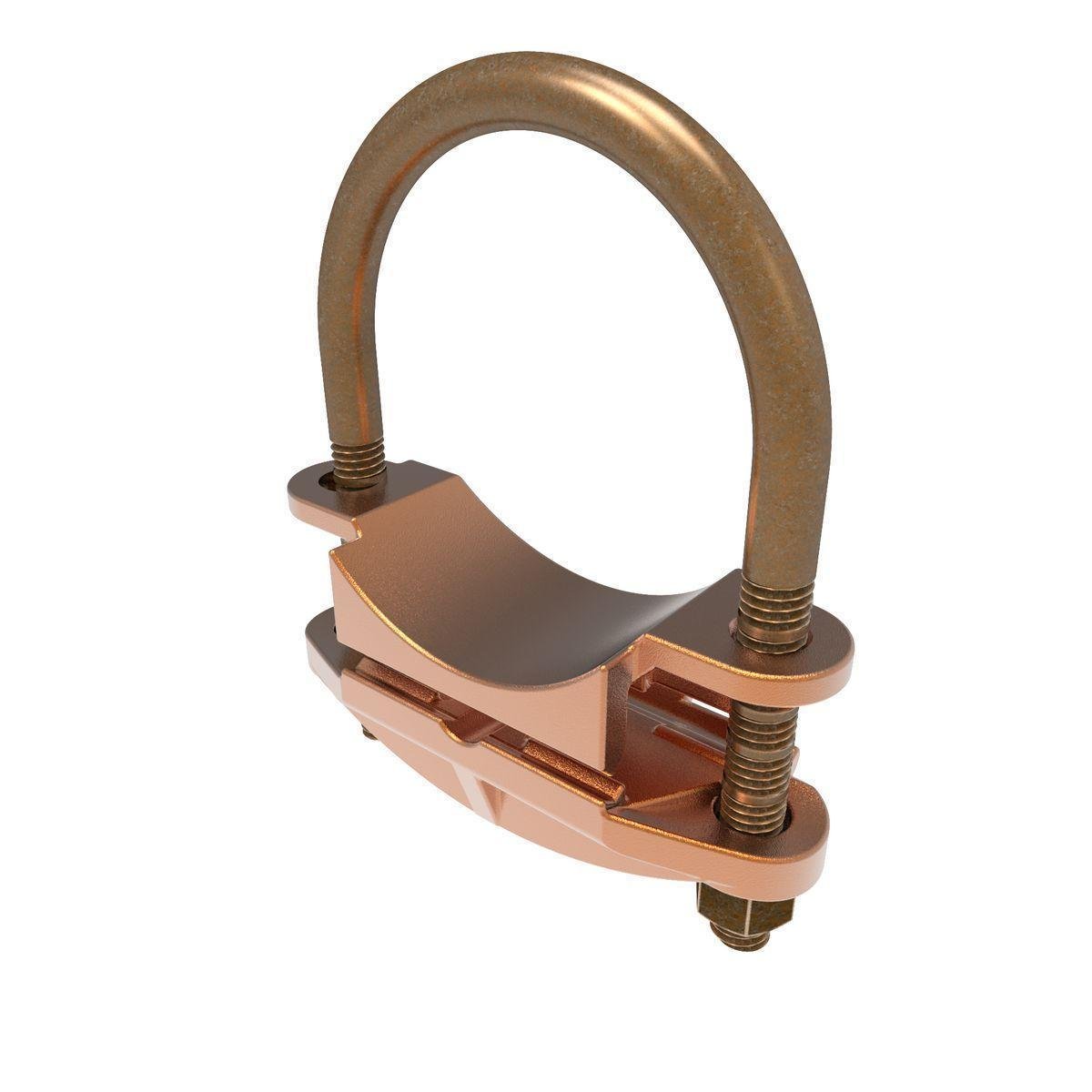 GAR1826 - Ground Clamp Copper 4 AWG-2/0 AWG Installation Torque Recommended Run in-lb240 LB in