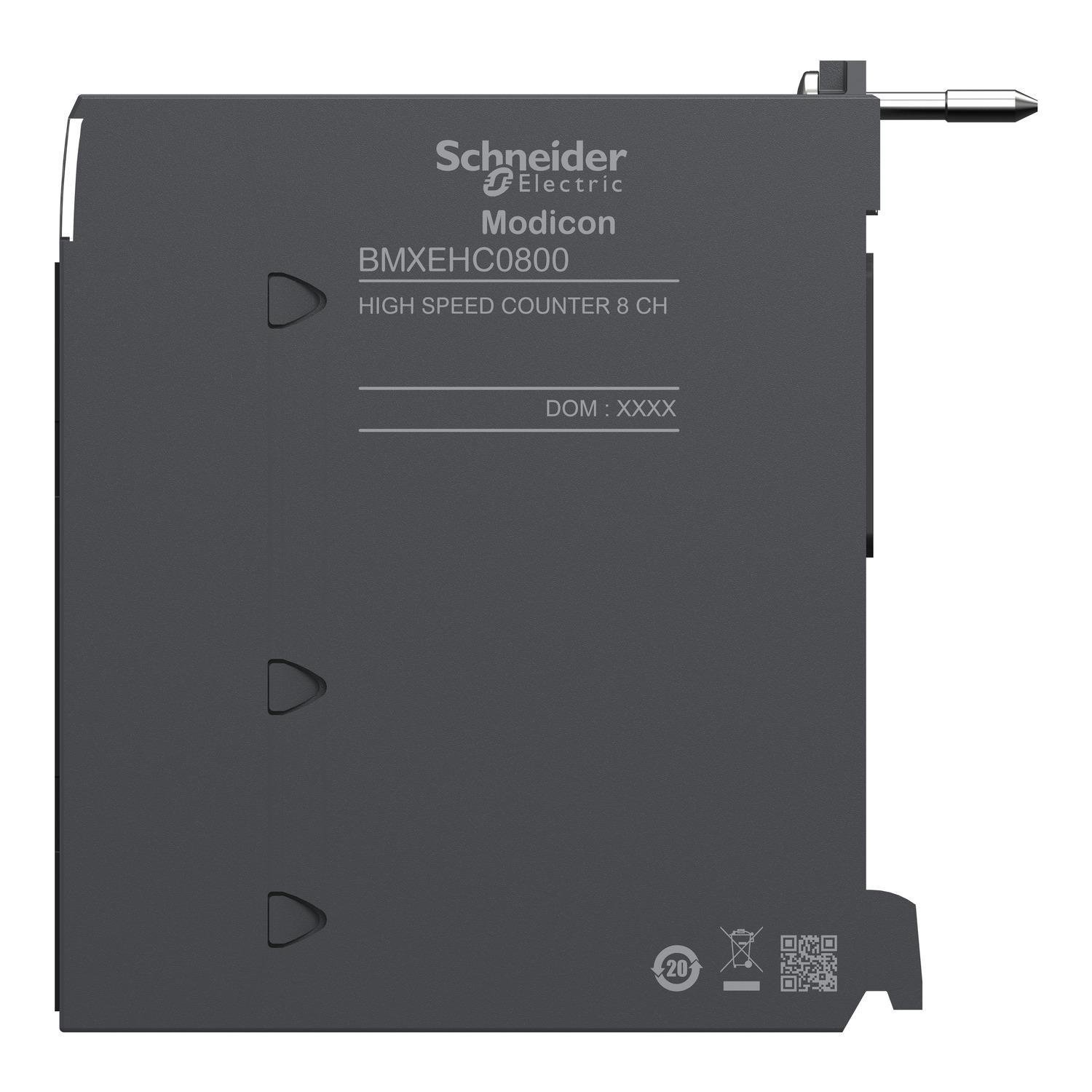 Picture of BMXEHC0800 - counter module, Modicon M340, high speed, 8 channels