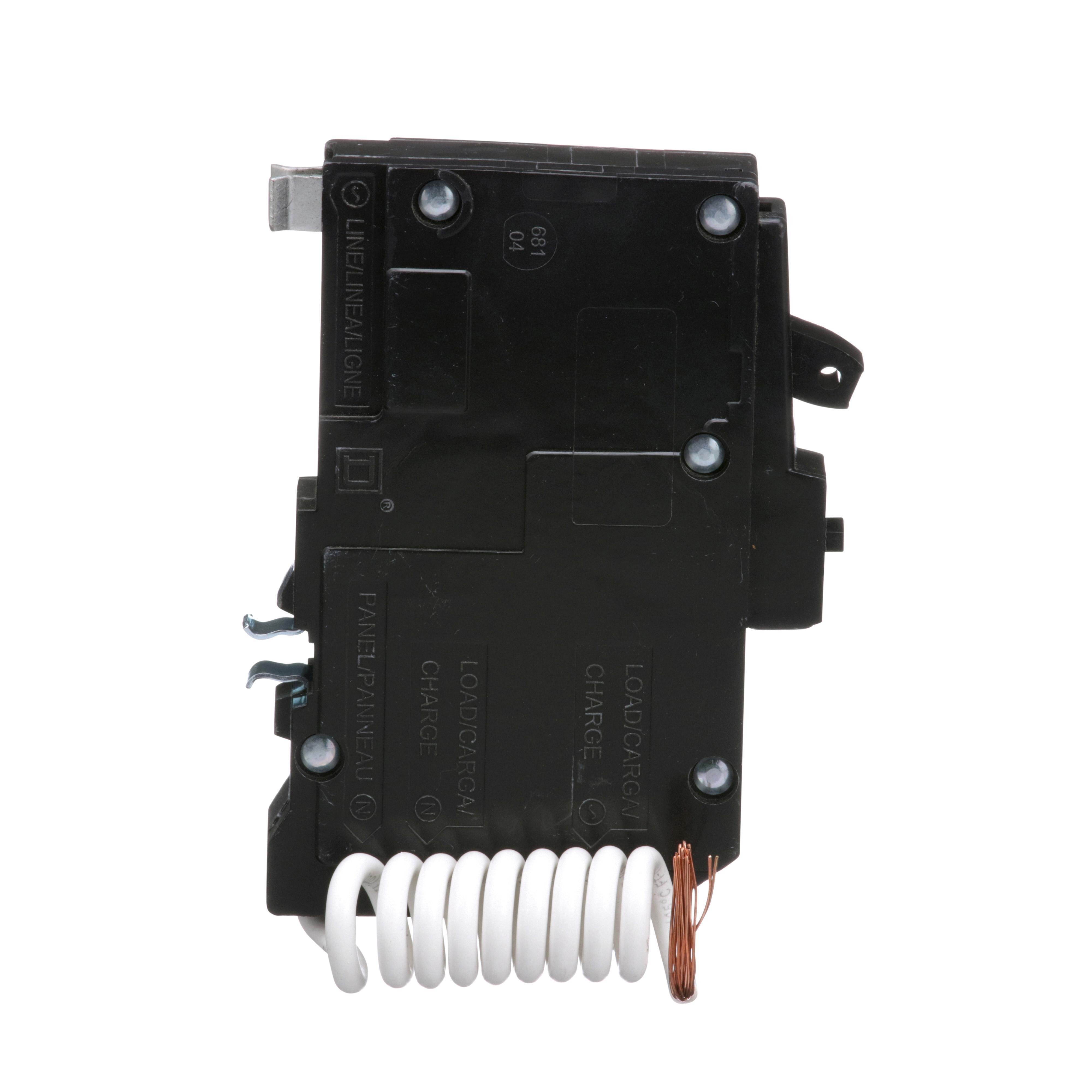 QO120EPD - [TAA] Mini circuit breaker, QO, 20A, 1 pole, 120VAC, 10kA, plug in, 30mA grd fault B