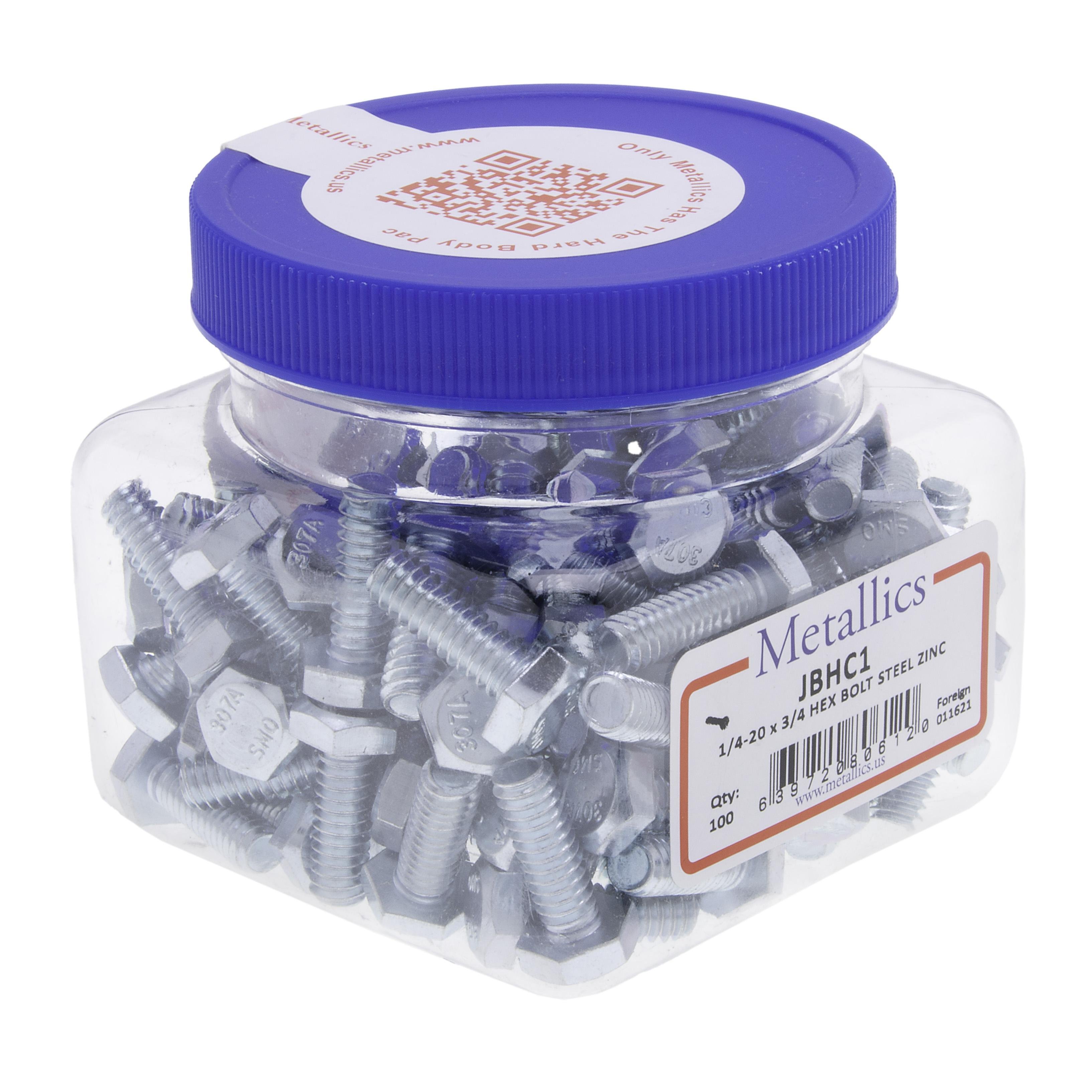 Picture of Bolts 1/4-20 X 3/4 Hxbt St-zn (Jar 100)