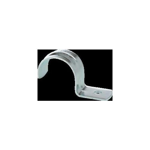 MED60 - Jiffy Clip, Medium Duty, One Hole strap, Fits 1" Rigid/IMC Conduit, Zinc Plated