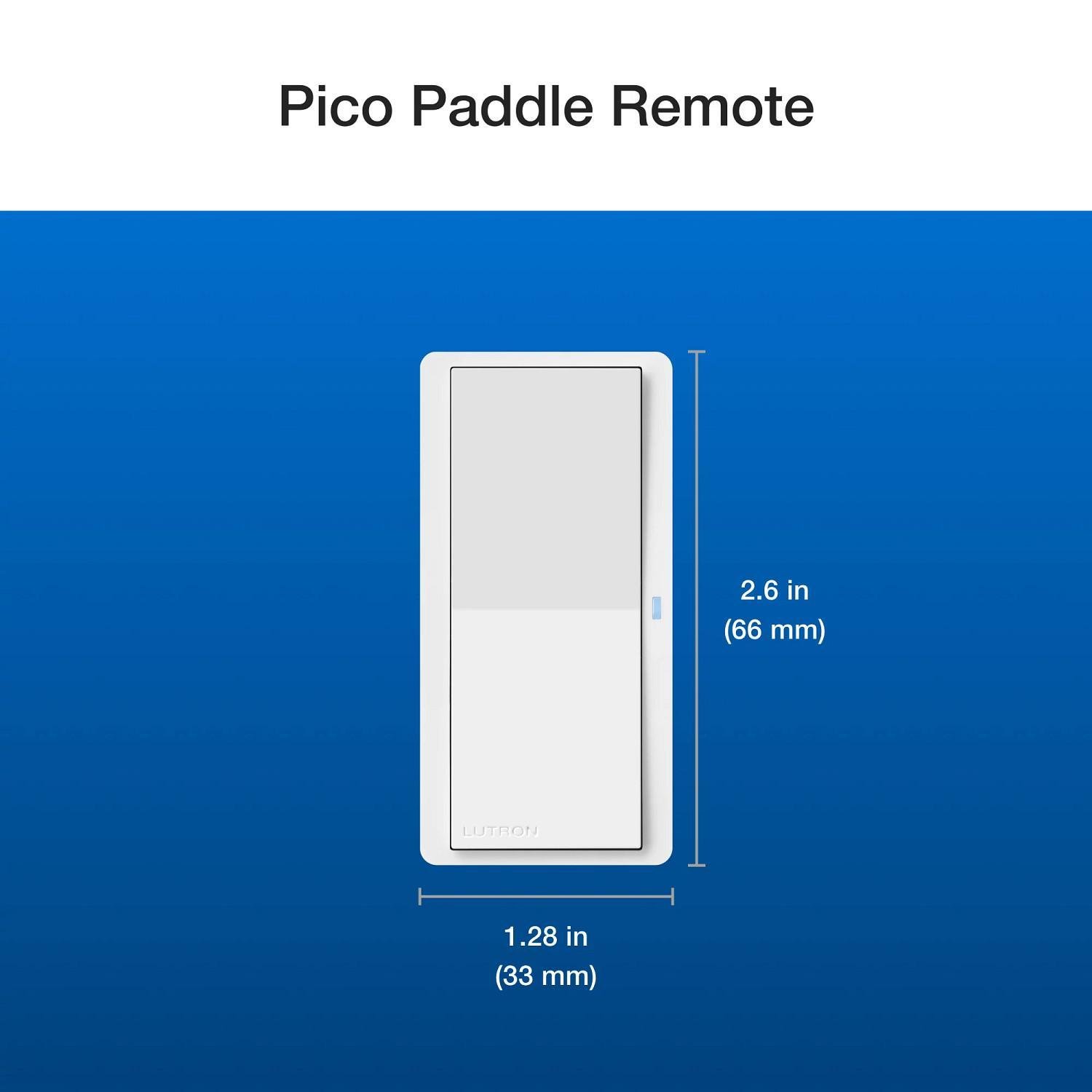 Picture of PJ2W-P2B-WH - PICO PADDLE SMART REMOTE W