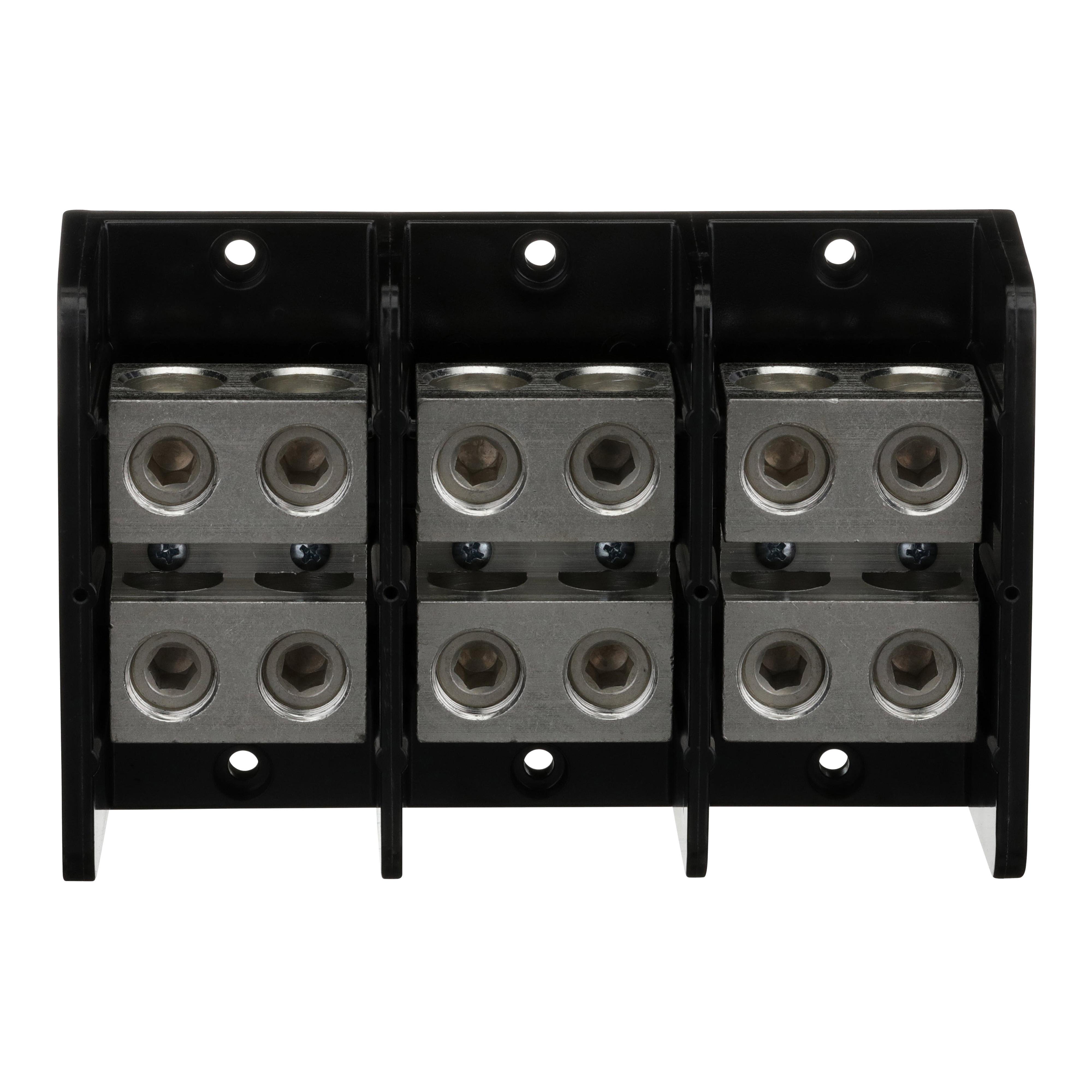 9080LBA3652021 - Power distribution block, Linergy, 3 pole, 2 line, 2 load, 760A Cu, 620A Al, 600V