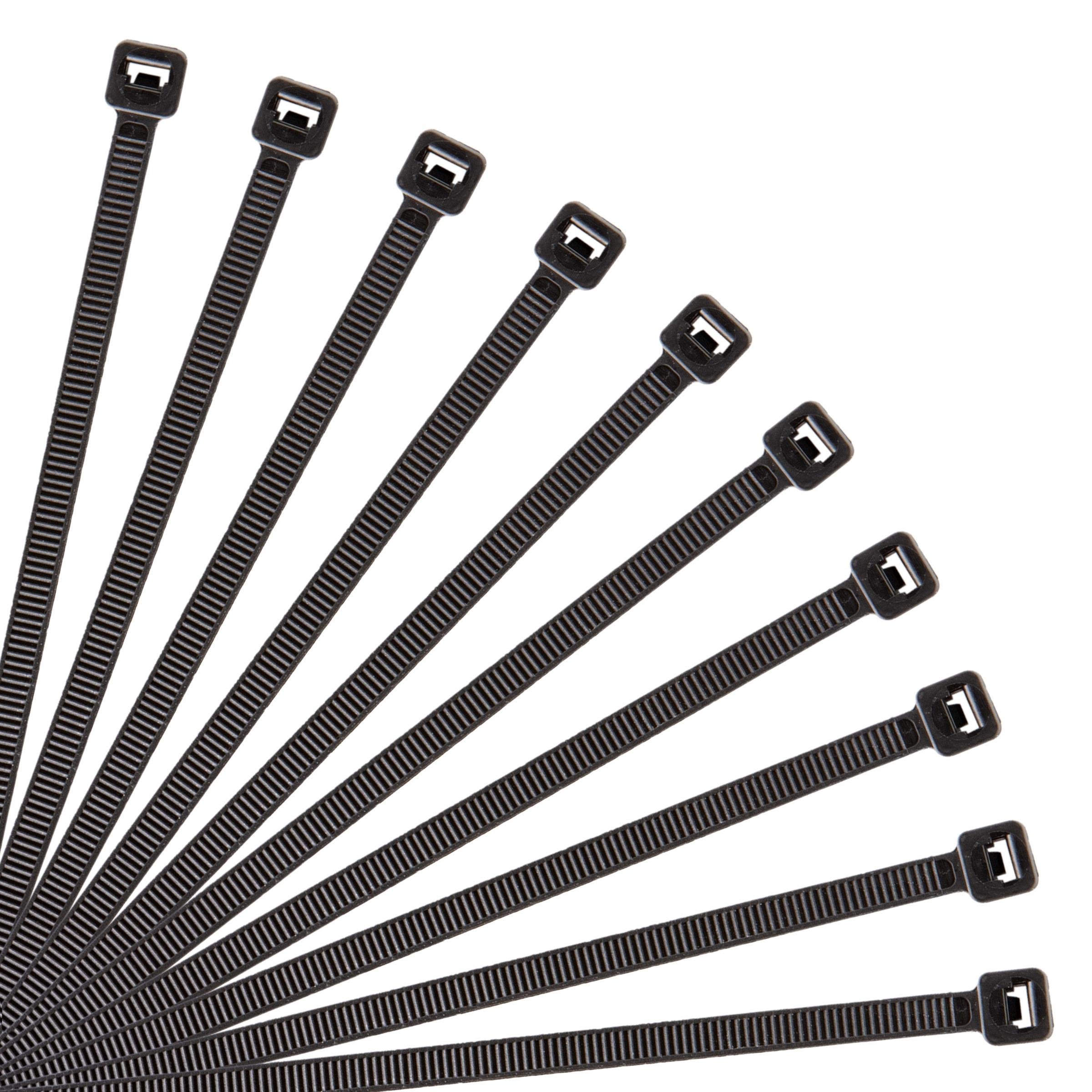 Picture of GRP-4180 - 4”, Black General Purpose 18lb Cable Ties, 100 Pack