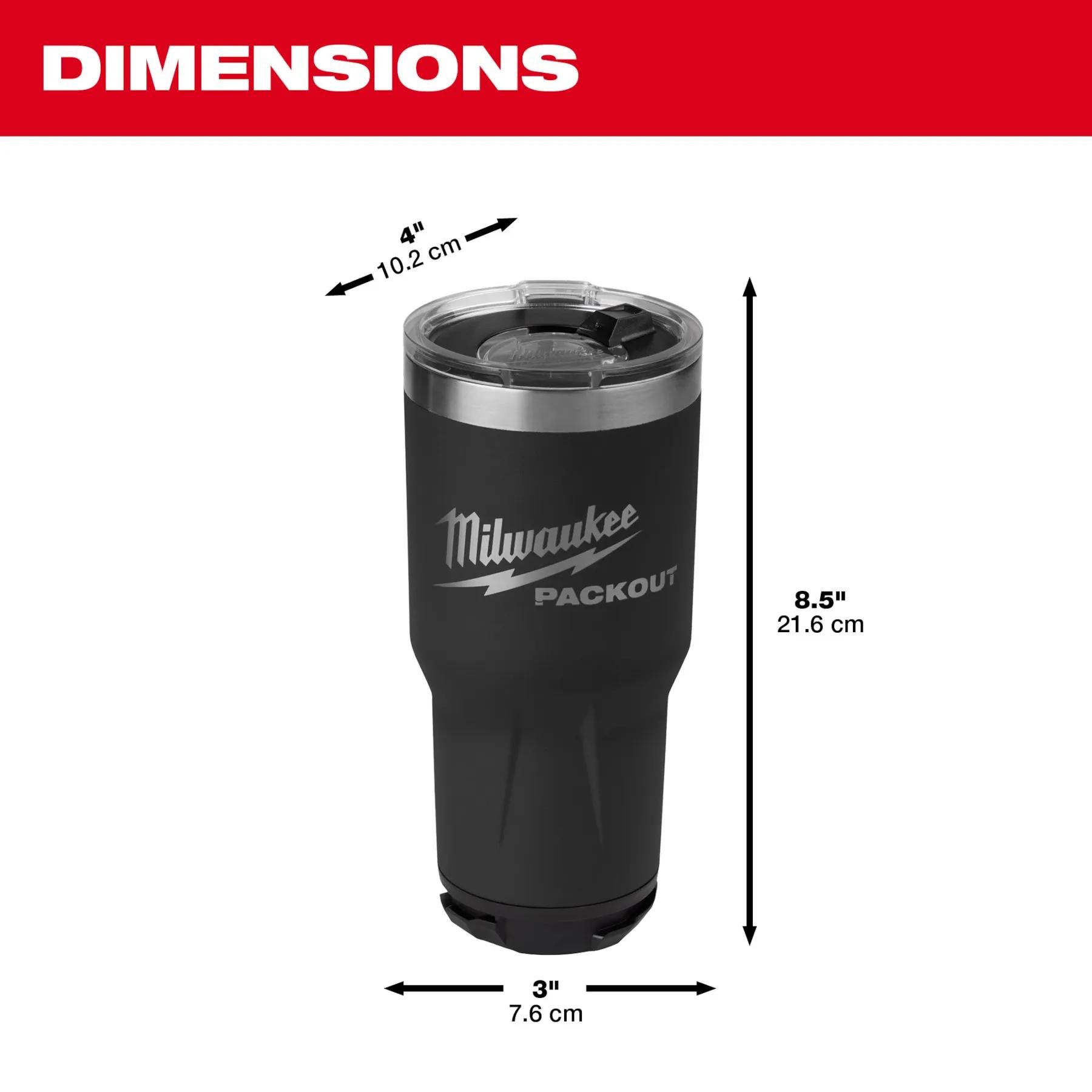Picture of 48-22-8393B - PACKOUT™ 30oz Tumbler - Black