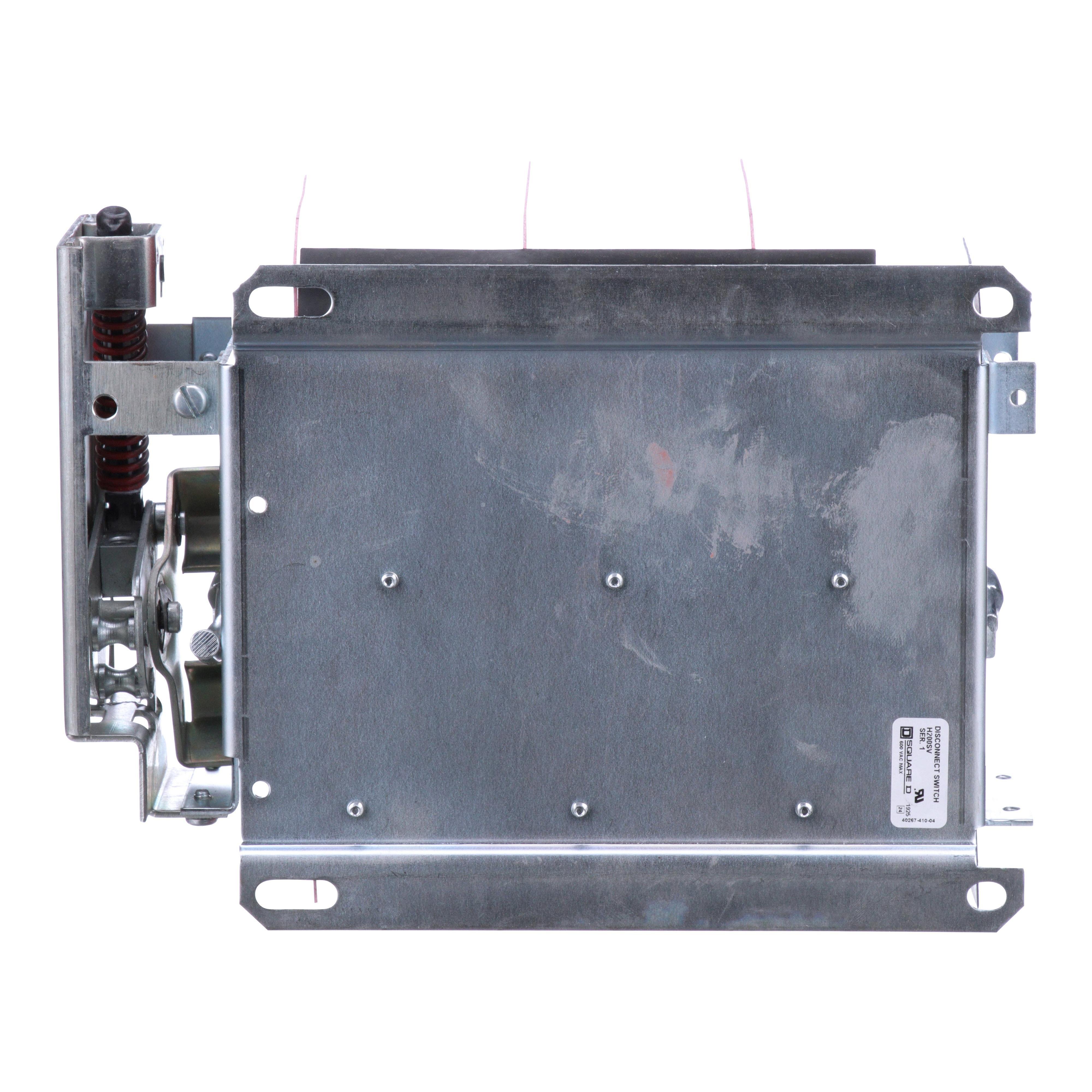 Picture of 9422TF2 - Operating mechanism, flange mounted, variable depth, 200A, 600V, H, K, J, R fuseholder, switch mechanism