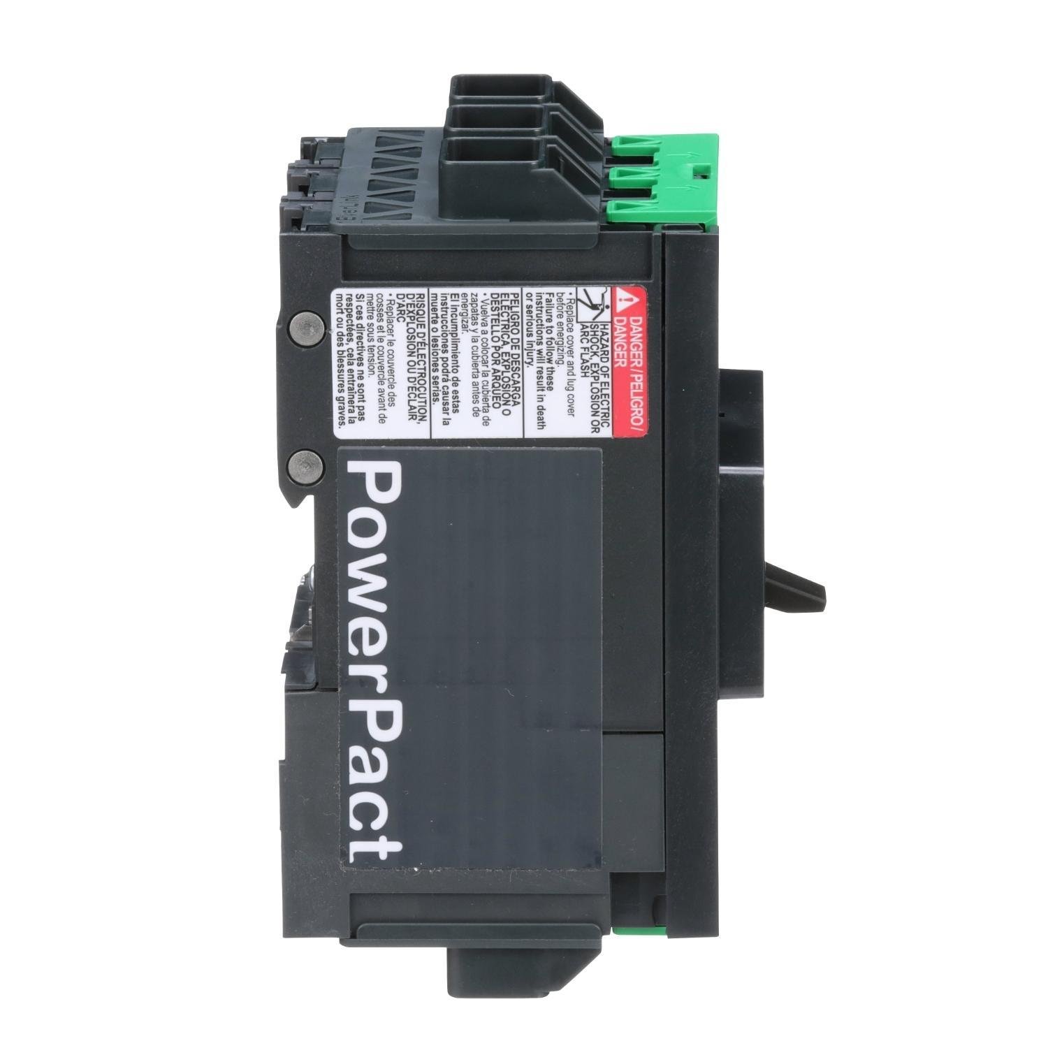 Picture of BGL36030 - Circuit breaker, PowerPacT B, 30A, 3 pole, 600Y/347VAC, 18kA, lugs, thermal magnetic, 80%