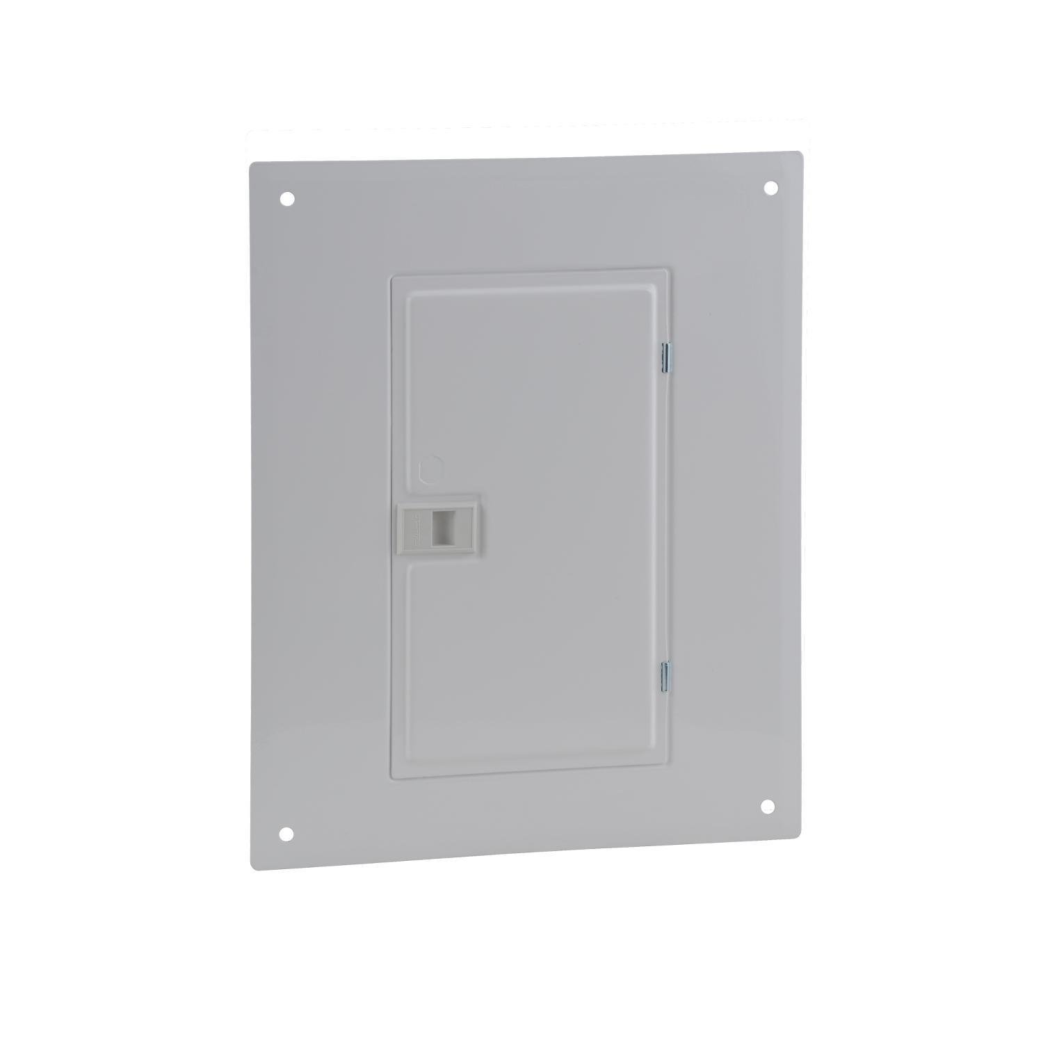Picture of QOC20U100FW - Replacement cover, QO, for 20 space load center with 125A mains, flush, white