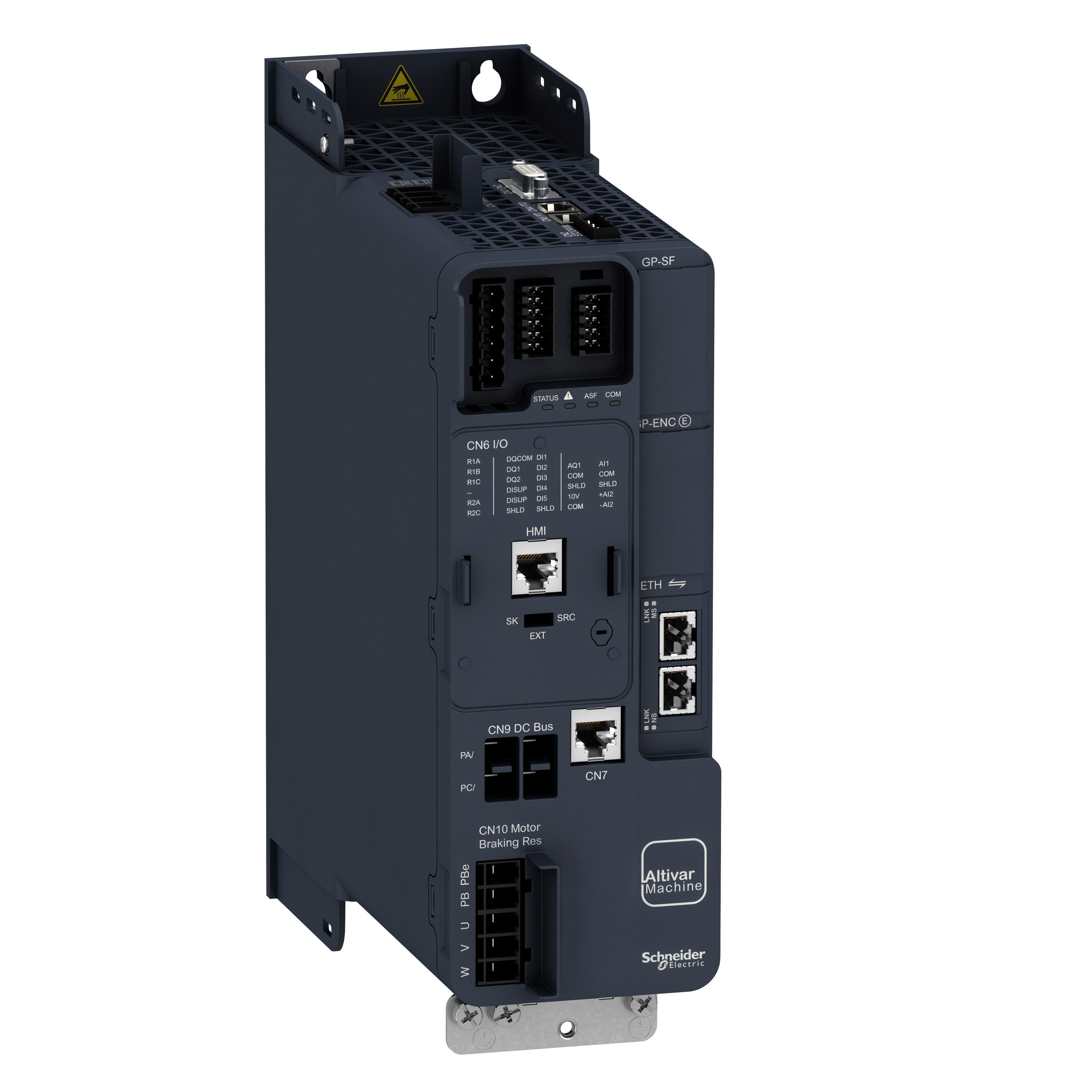 ATV340U07N4E - variable speed drive, Altivar Machine ATV340, 0.75kW, heavy duty, 400V, 3 phases, Ethernet
