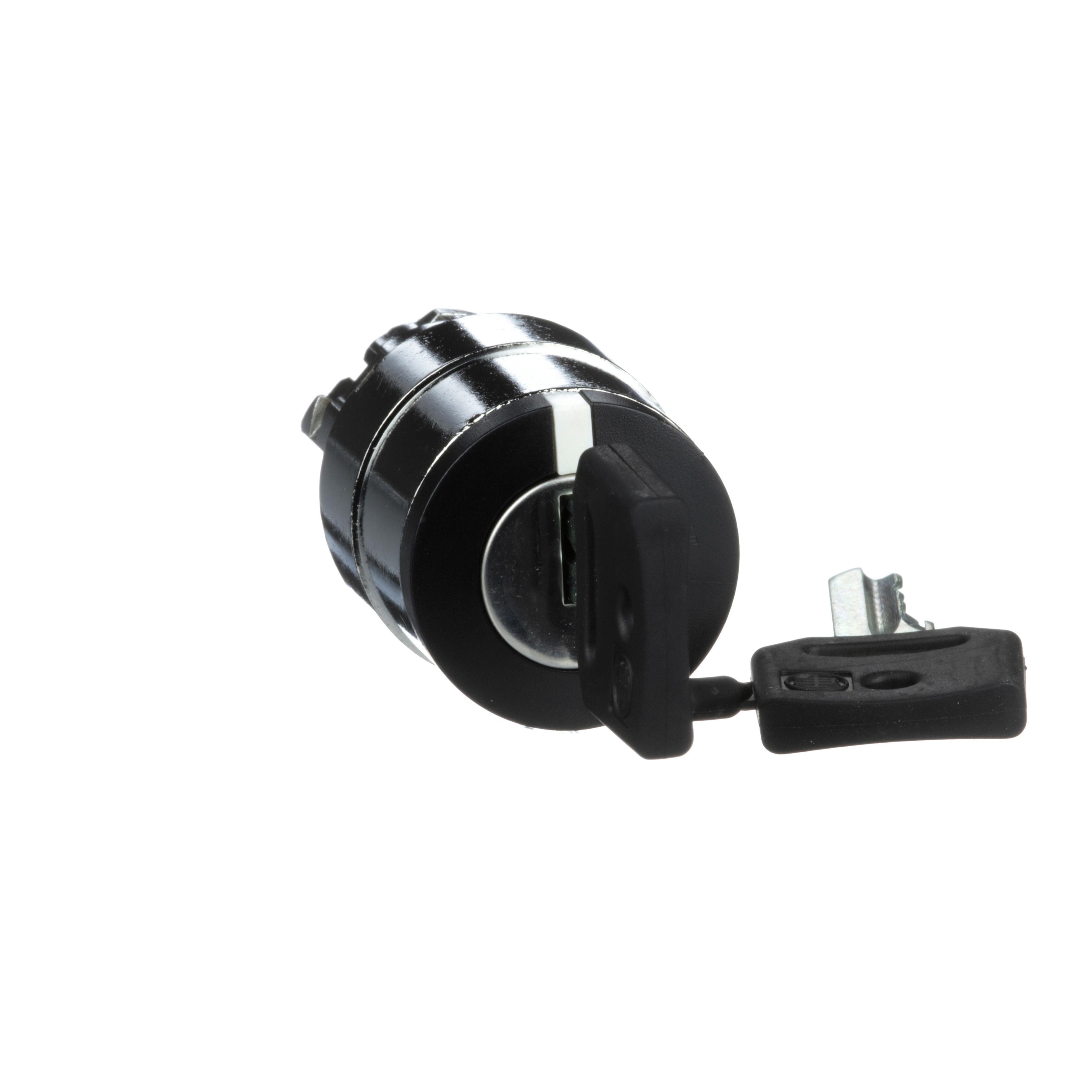 Picture of ZB4BG2 - Harmony, 22mm Push Button, keyed selector switch operating head, 2 position, maintained, unmarked