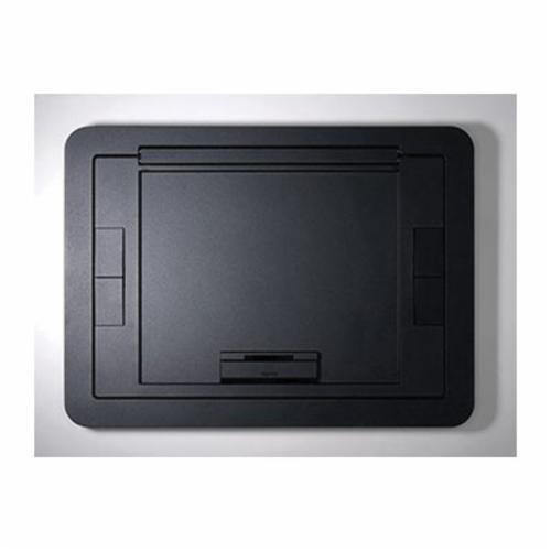 EFB610CTBK - Evolution Series EFB6, EFB8, EFT10 Floor Box Flush Style Cover with Carpet Insert - Black
