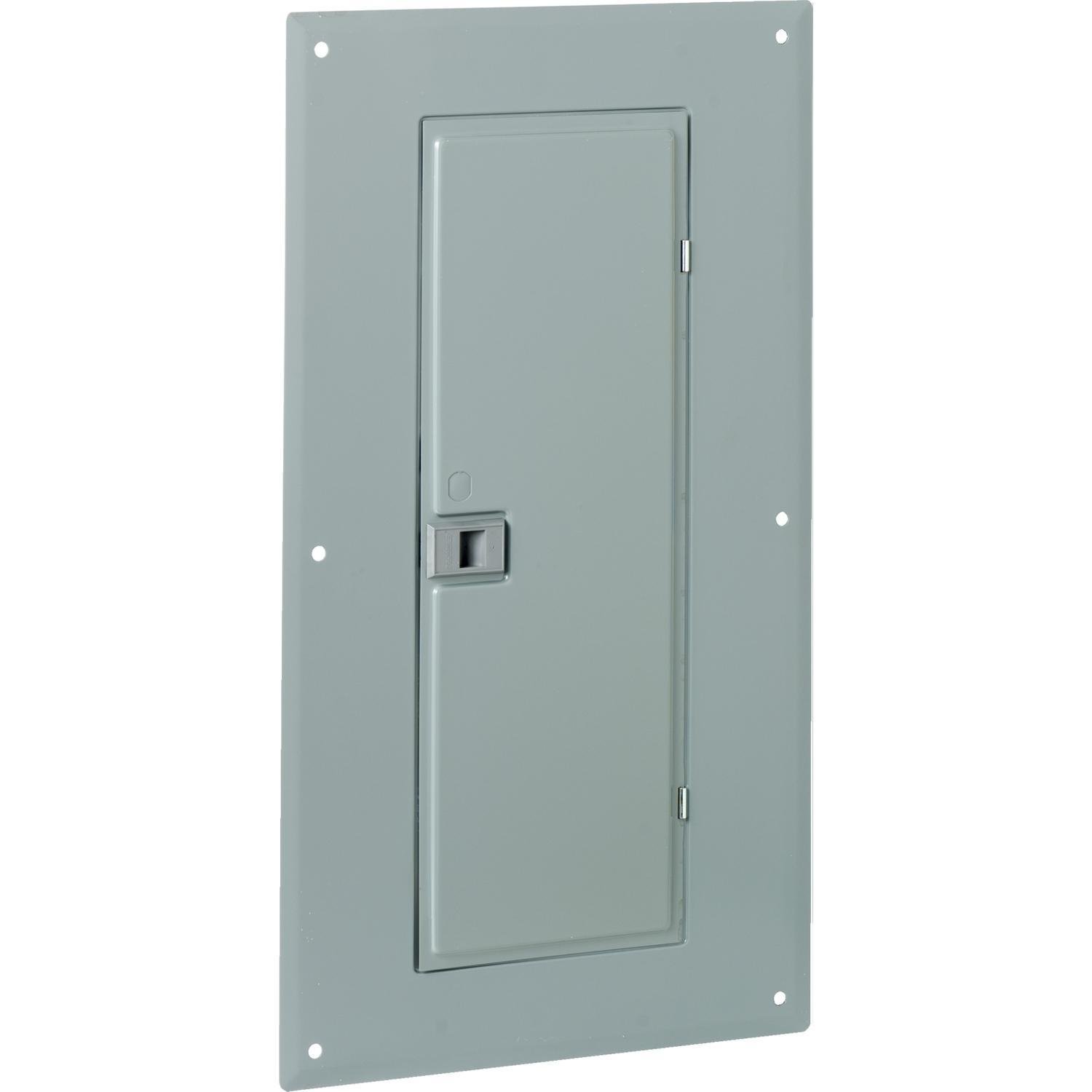 QOC30U125C - Replacement cover, QO, for 30 space load center with 125A mains, combination flush and surface, gray