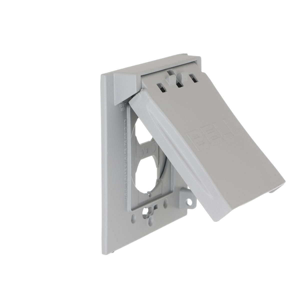 Picture of 2 Gang Flat Cover, Gray