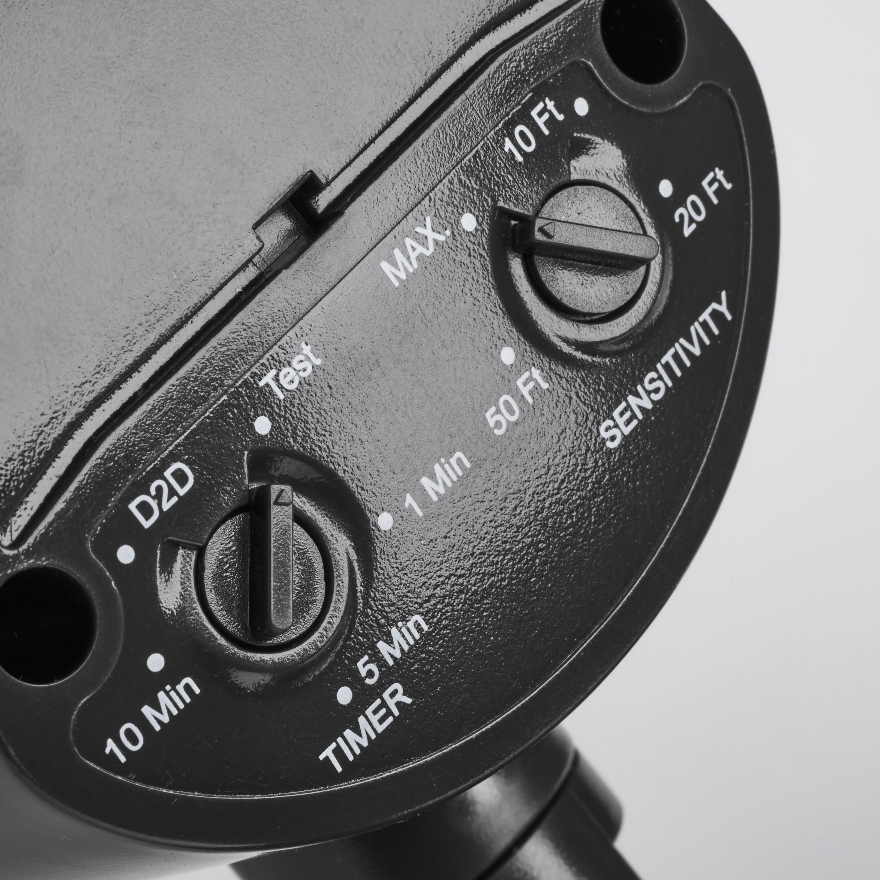 Picture of 65-215 - LED Security Light - Dual Head - Black Finish - 3000K - with Motion Sensor - 120V