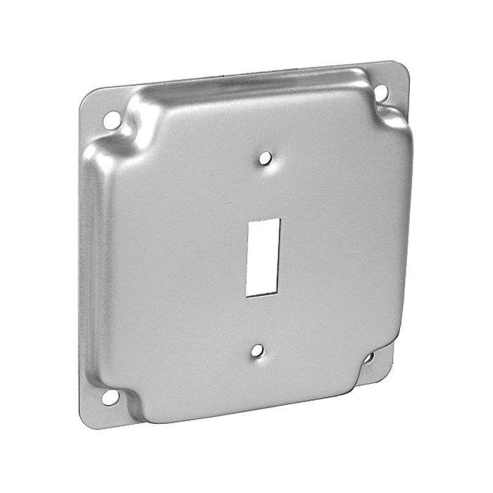 Picture of G1935 - G1935 - Square 1/2" Raised Toggle Switch Industrial Surface Cover, 4", 50 Pak