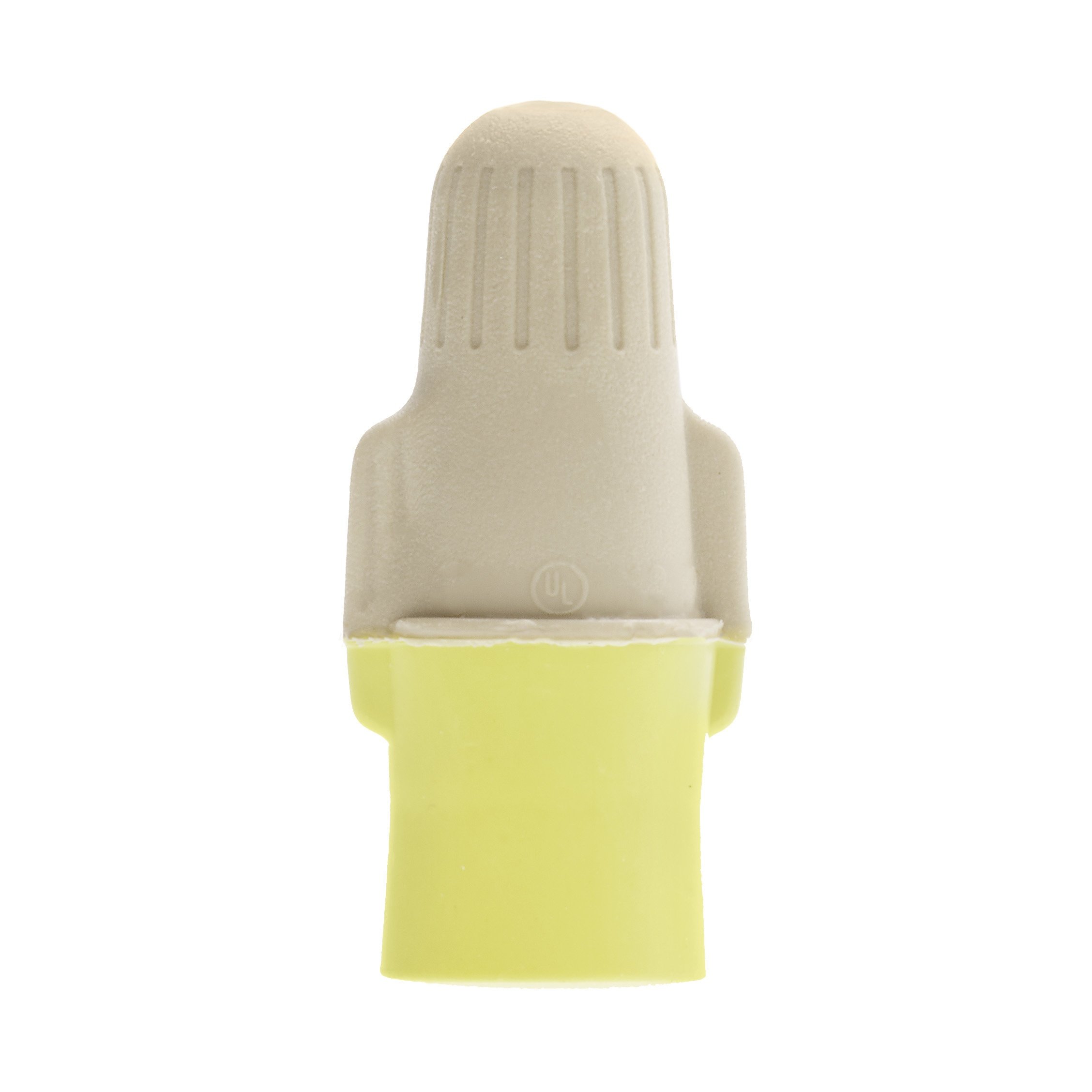 TM-TY-500J - Tan/Yellow Premium Wire Connector, 22-12 AWG Range, 500PC Jar