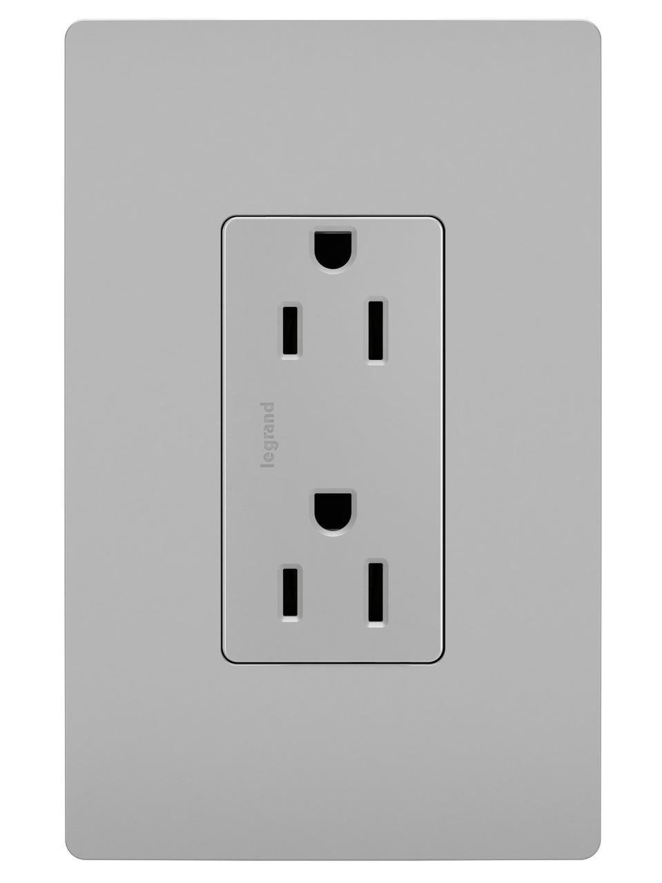 Picture of 885-GRY - radiant® Outlet, Gray