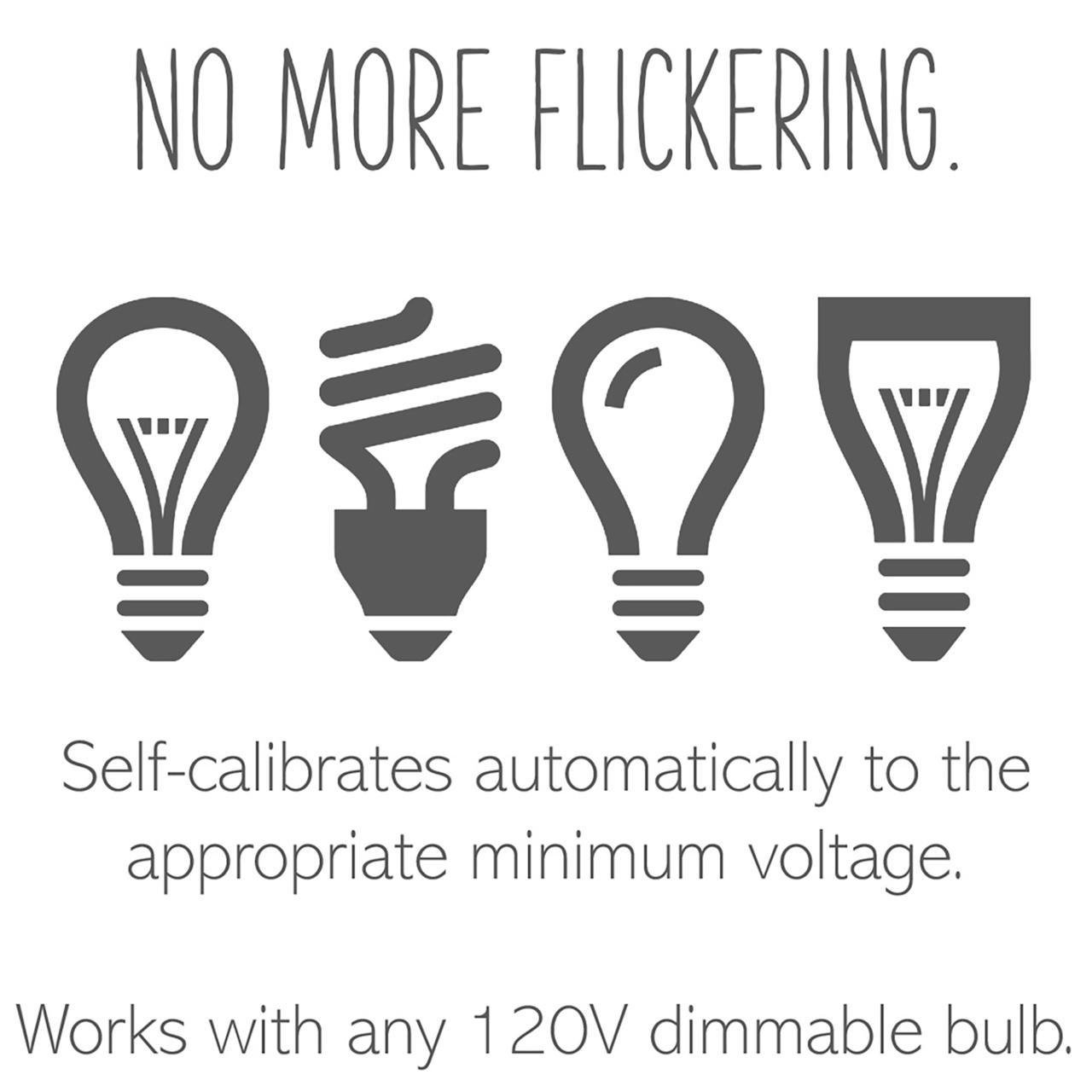 Picture of ADPD453LW2 - adorne® 450W CFL/LED Paddle Dimmer, White, with Microban®