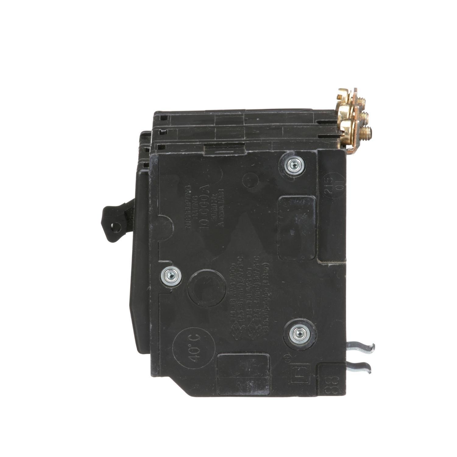 Picture of QOB315 - Mini circuit breaker, QO, 15A, 3 pole, 120/240VAC, 10kA, bolt on