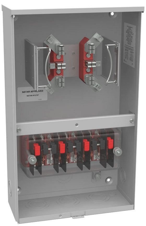 UC4964-O-WC-21-NST - 6 Terminal Ringless Plain Top Test Switch Prewired Nstar Massachusetts