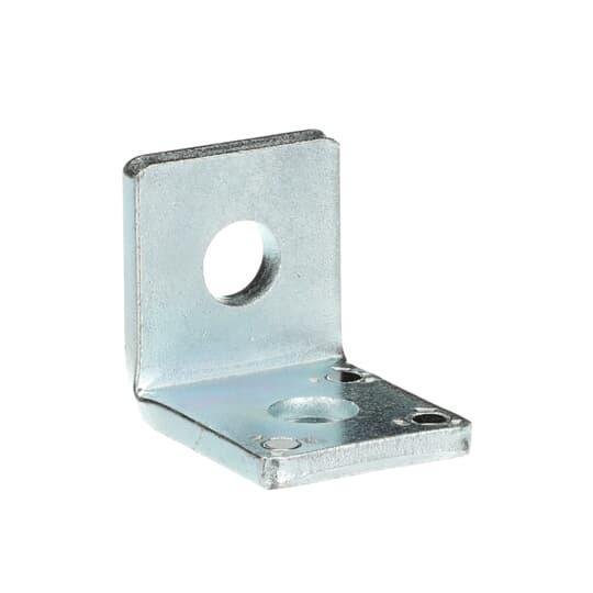 AB202M EG - Angle Bracket with Magnet, 9/16 in. Hole Dia., 2 Holes, Steel, Electro-Galvanized