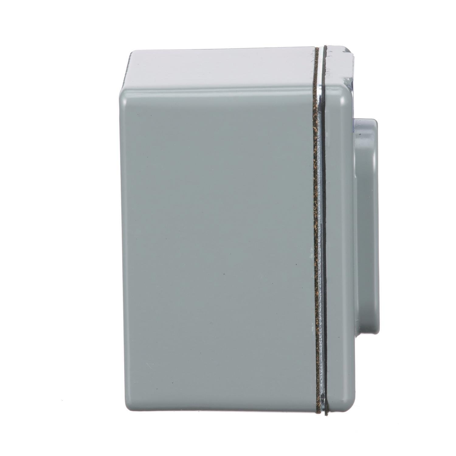 Picture of 9001BW240 - Complete control station, Harmony 9001B, 2 push buttons START-STOP, with lockout, 5A, 600V AC, 1NO + 1NC, NEMA 4
