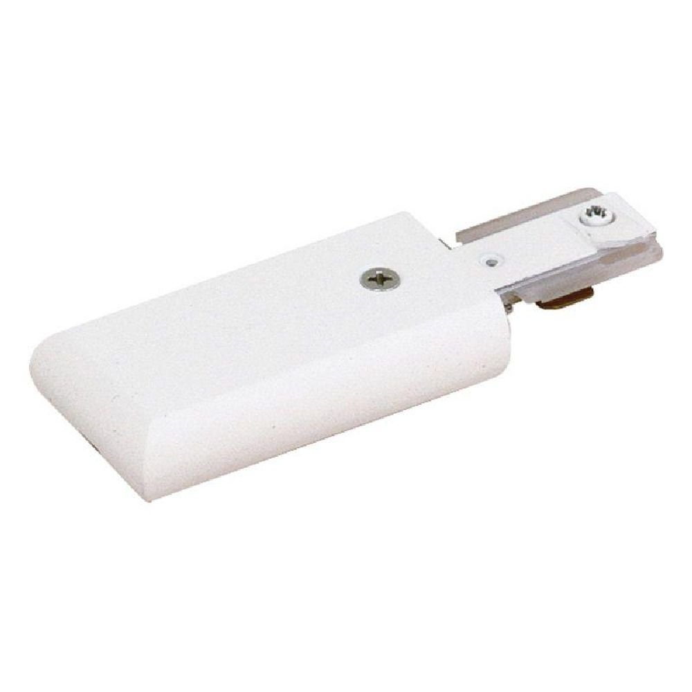 9148WH - Track Lighting Live End Power Feed Connector