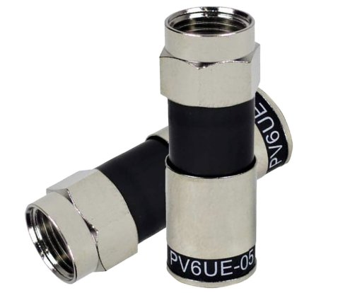 PV6UE-05-JAR - RG6 Compression Lock, F-tyoe Connector