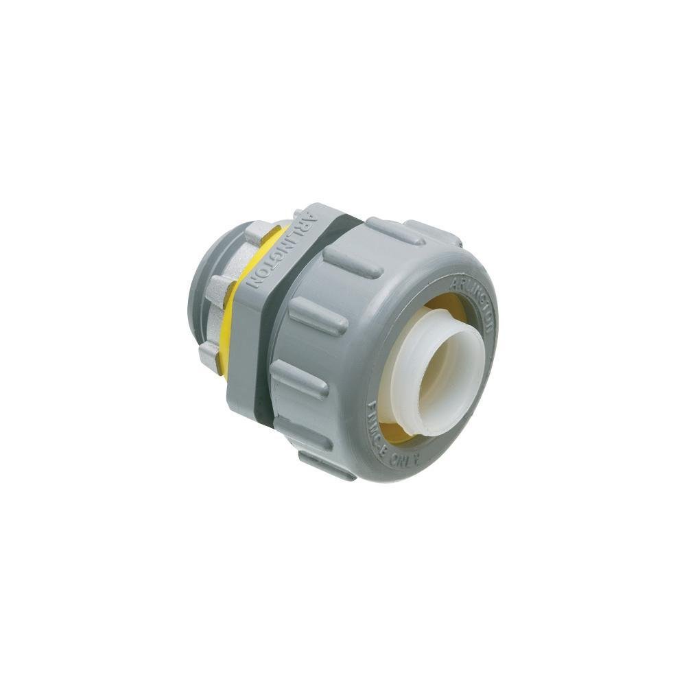 NMLT75 - Non Metallic straight connector for use with non metallic liquid tight conduit type B only. 3/4" Trade Size.
