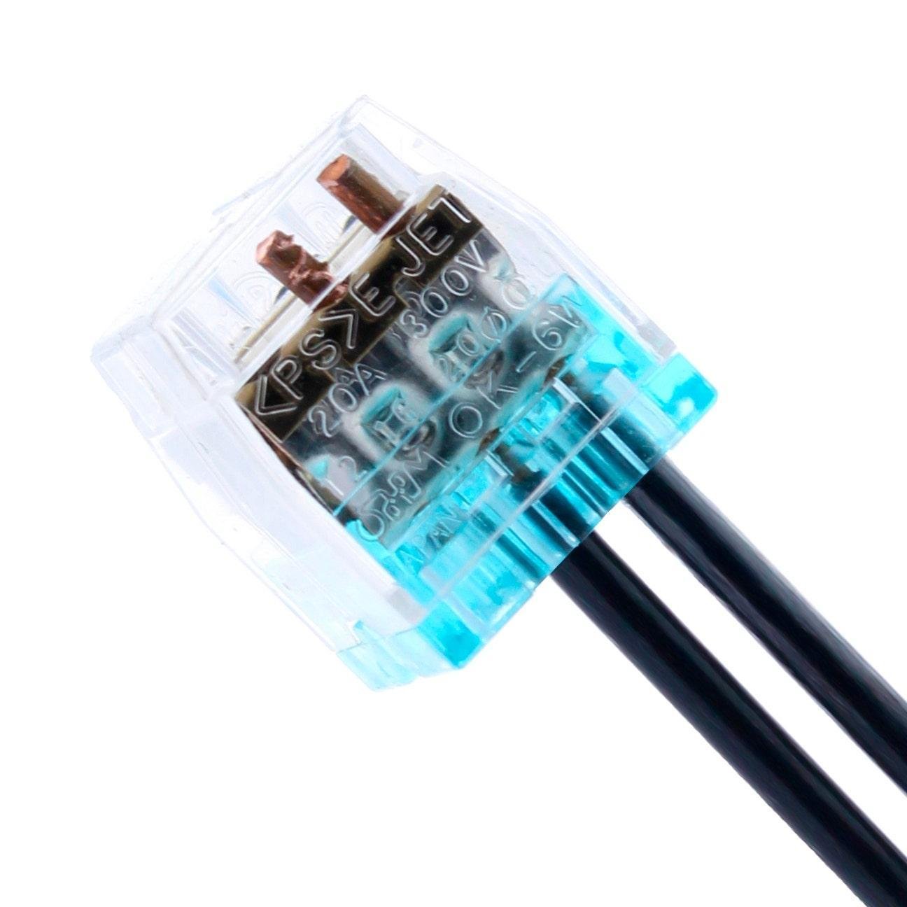 30-088J - In-Sure® Push-In Wire Connector, Model 88 6-Port Blue, Jar of 100