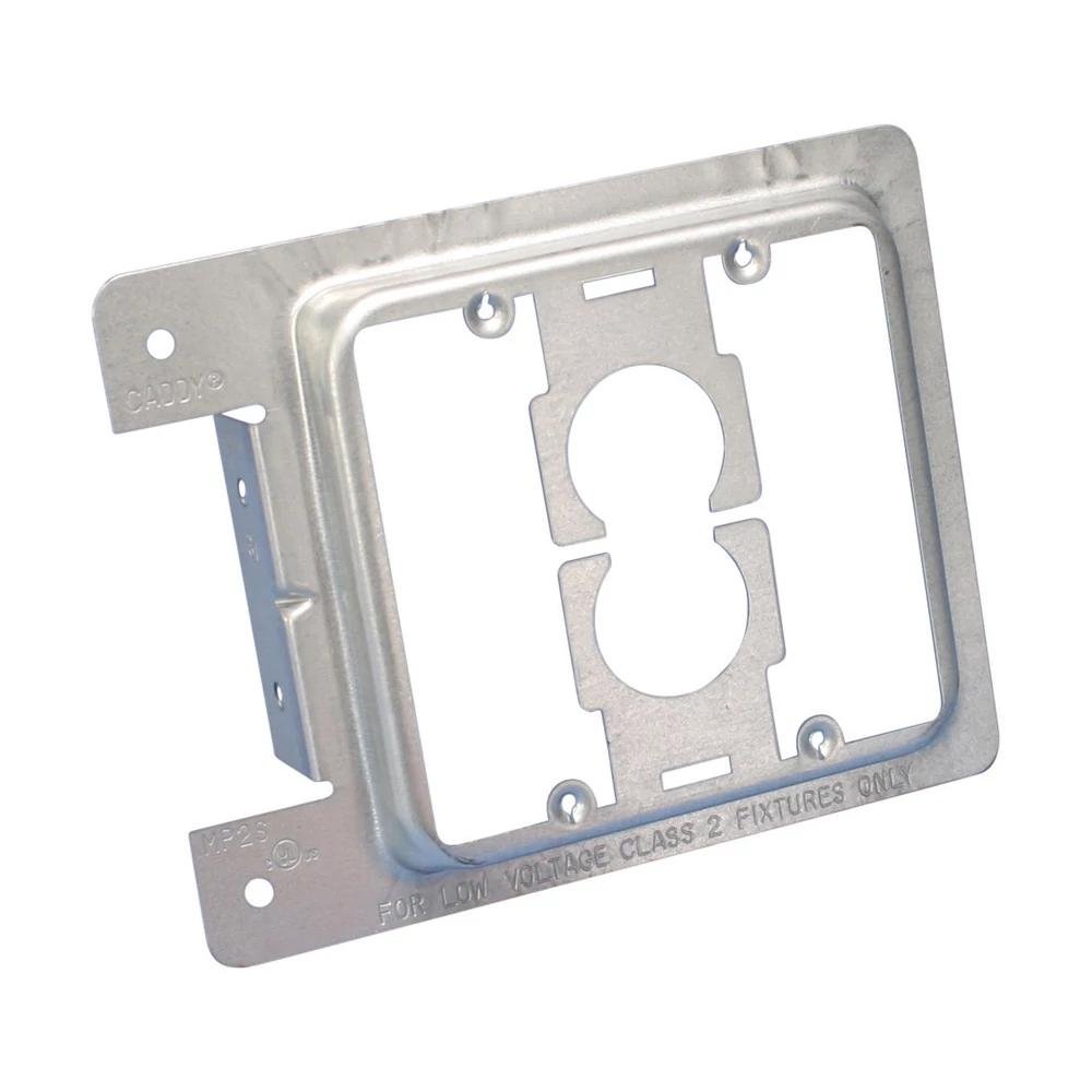 MP2S - Low Voltage Mounting Plate for New Construction, 2 Gang