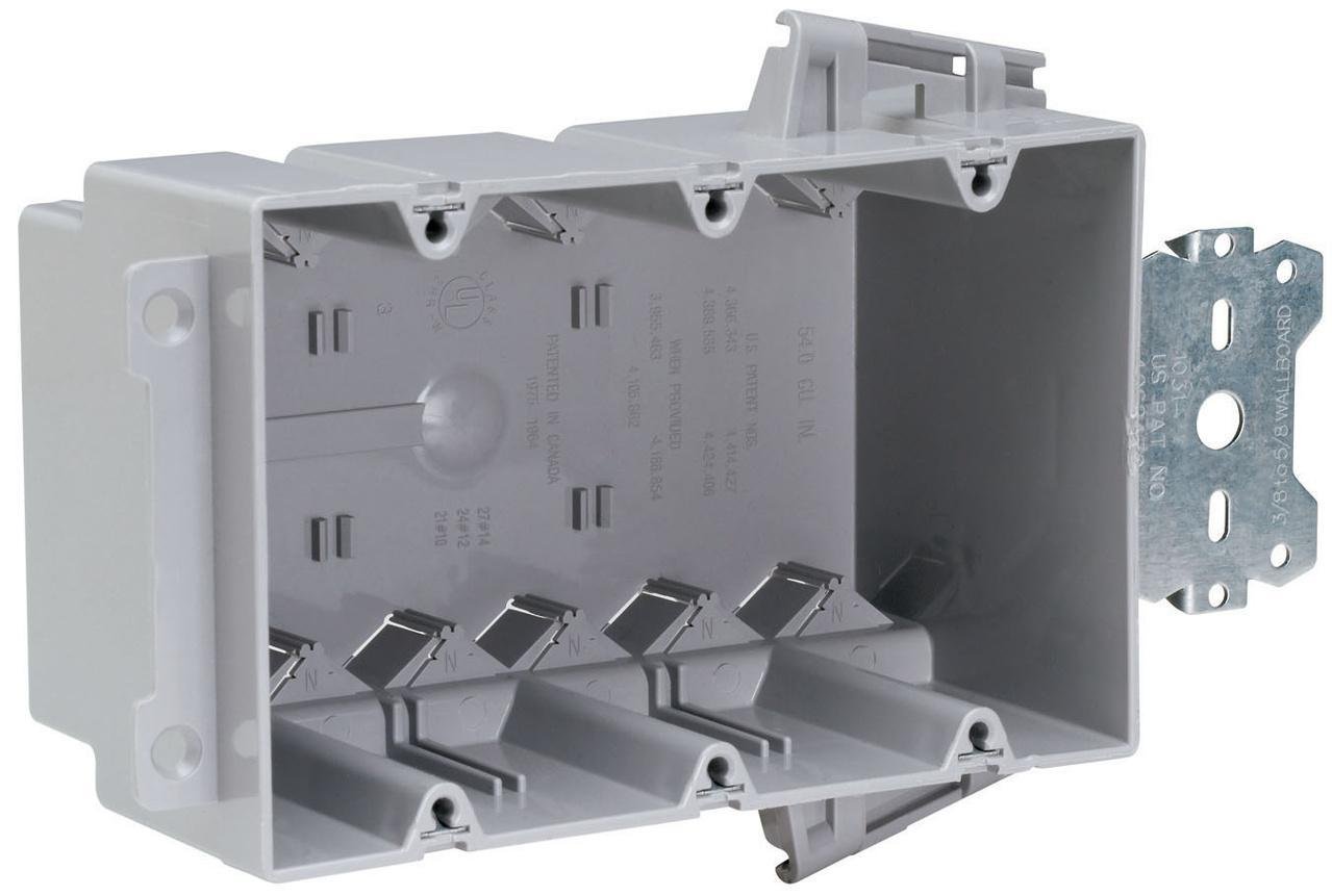 S3-54-S50AC - Wood and Steel Stud Bracket Box with Quick/Click