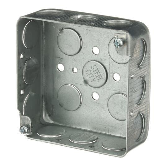 Picture of 52151 1/2 - 4" Square 1-1/2"D Box, For use with Conduit