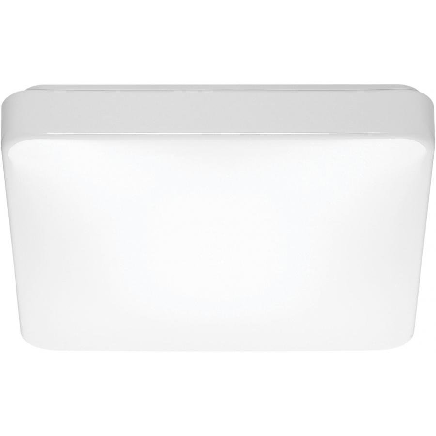 62-1098 - 14"- LED Flush with White Acrylic Lens - Square - White Finish - with Occupancy Sensor -120V