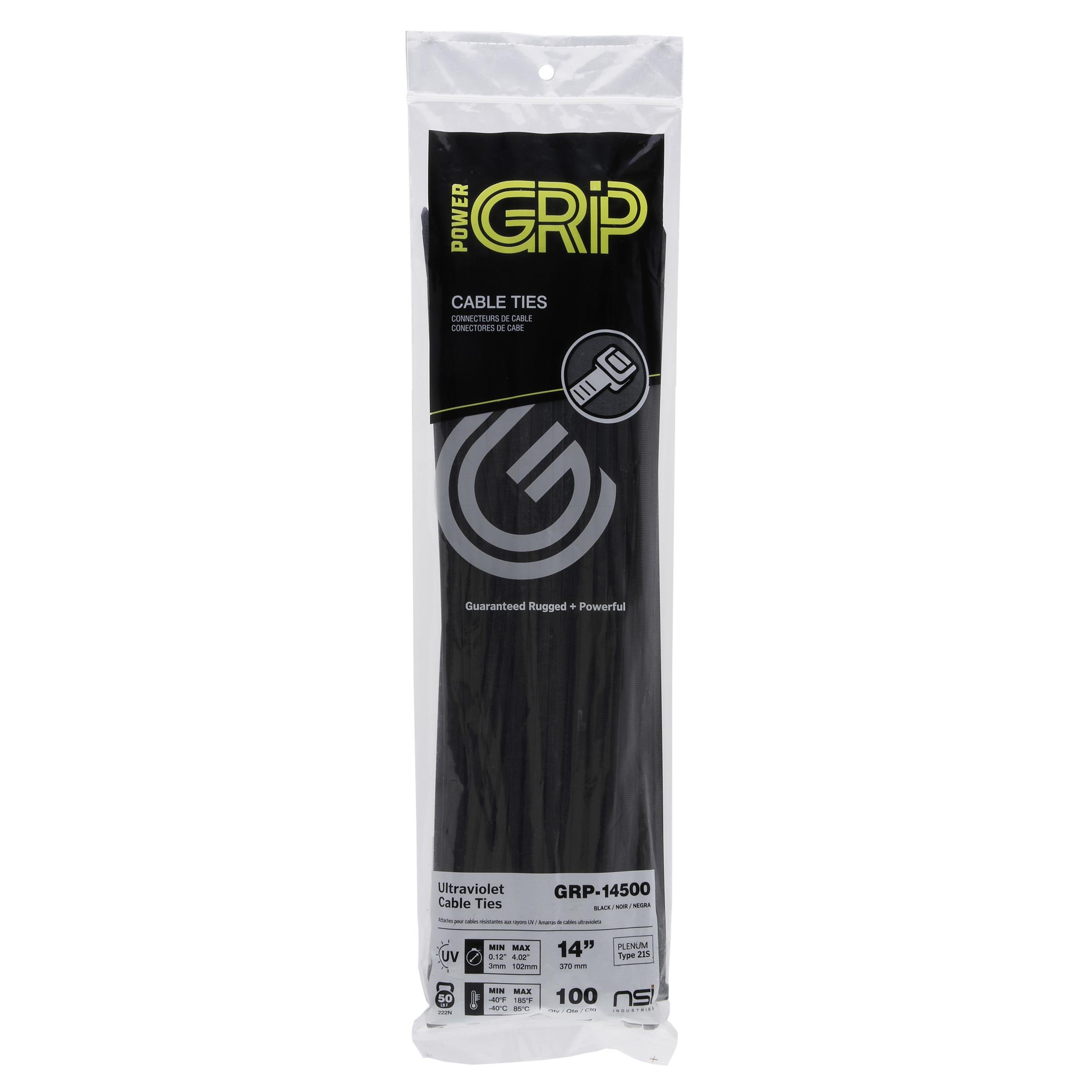 Picture of GRP-14500 - 14”, Black General Purpose 50lb Cable Ties, 100 Pack