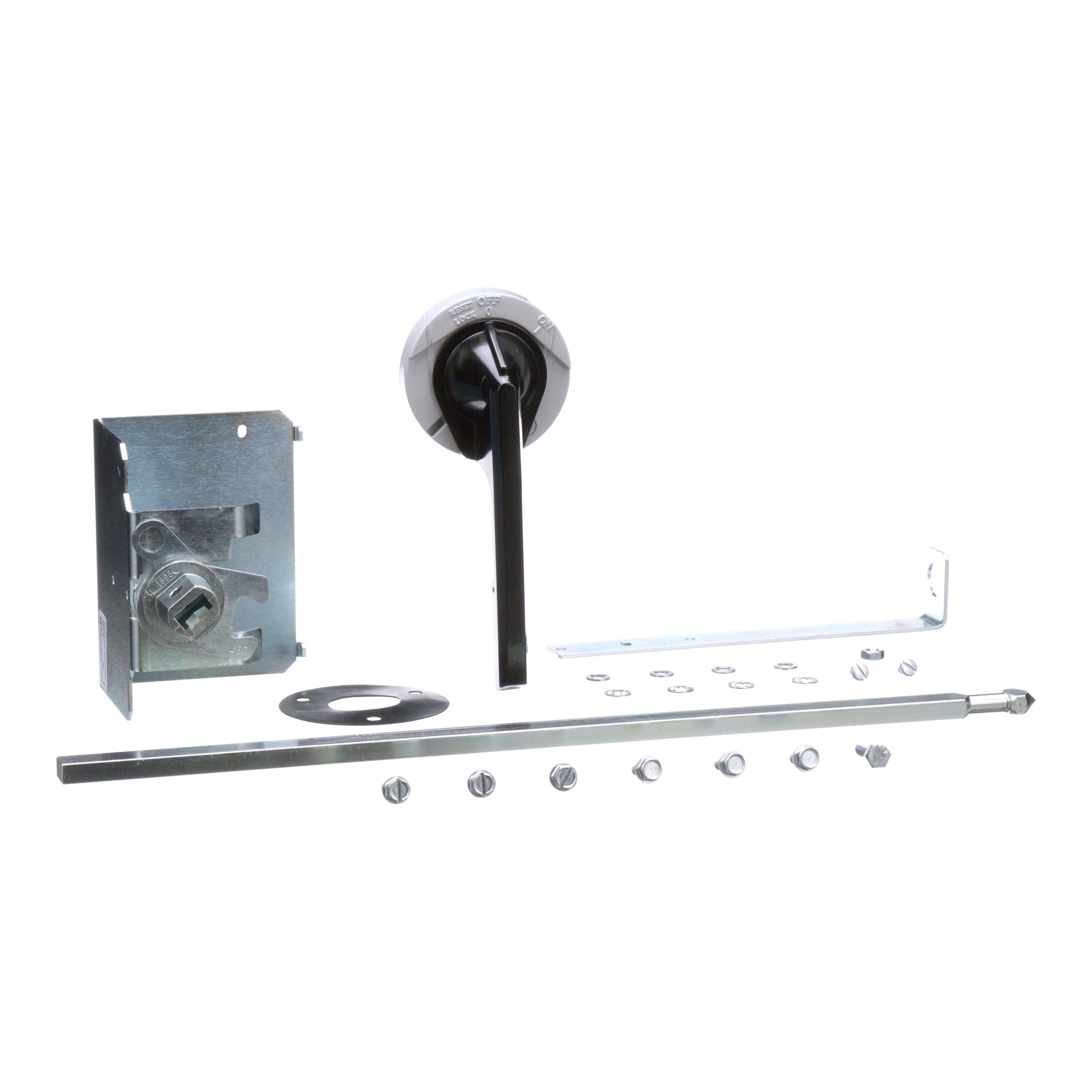 9421LB4 - Circuit breaker accessory, PowerPacT B, handle kit, rotary, 6 inch, 125A, operating mechanism, long shaft