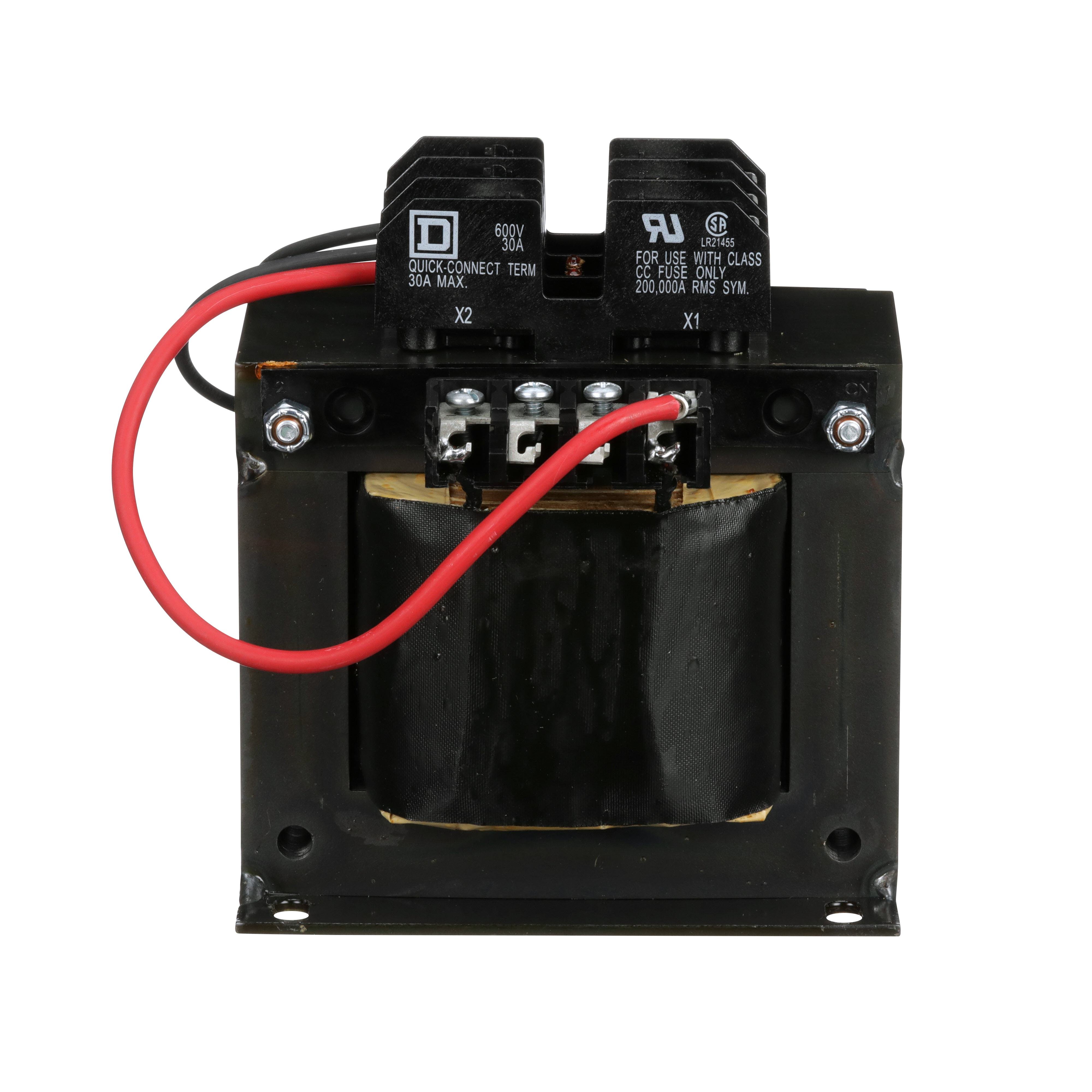 Picture of 9070TF500D20 - Industrial control transformer, Type TF, 1 phase, 500VA, 208/230/460V primary, 115V secondary, 50/60Hz