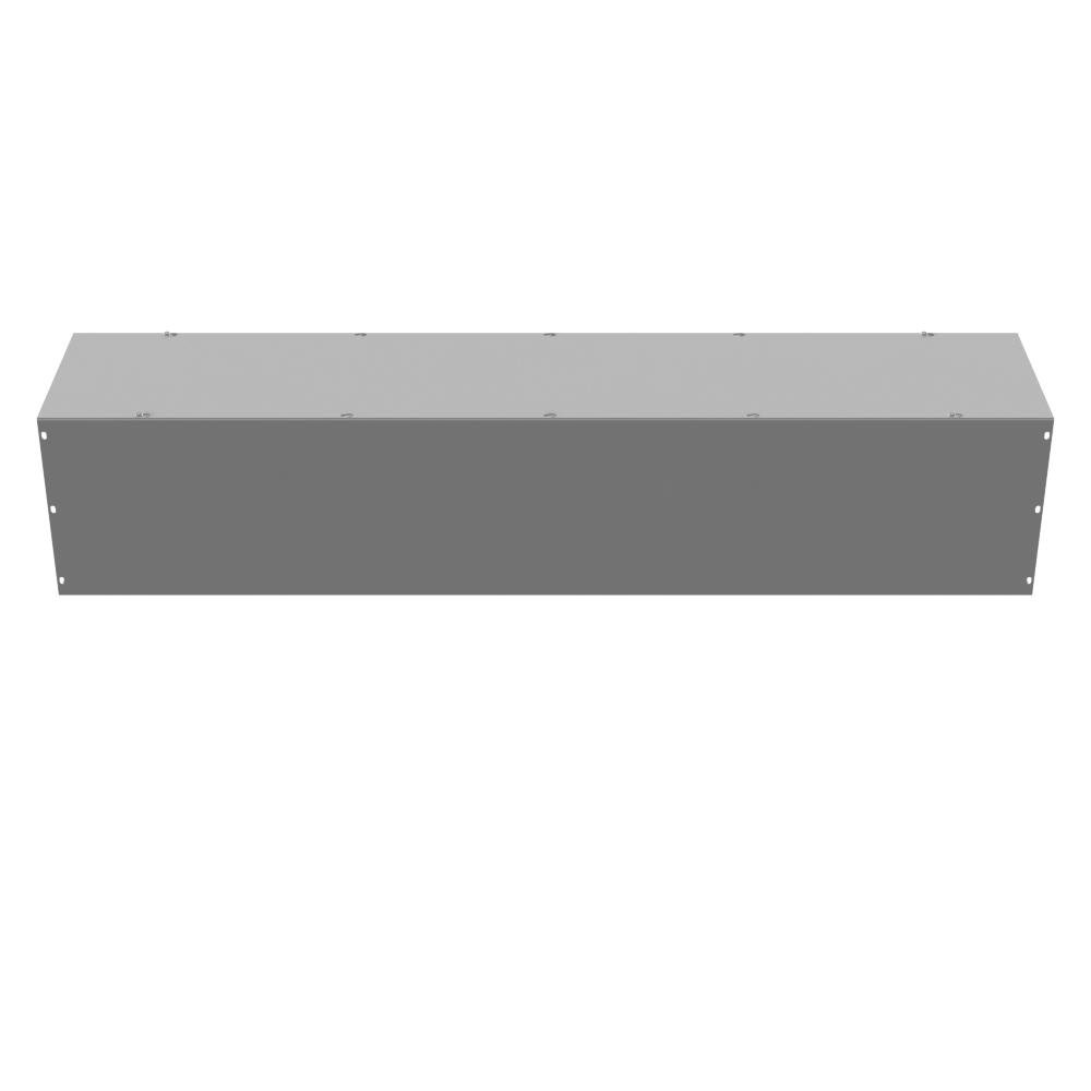 Picture of 121260-GSC1-NK - 12x60x12 Screw Cover Wireway Type 1 UL Listed Steel No Knockouts ANSI 61 Gray