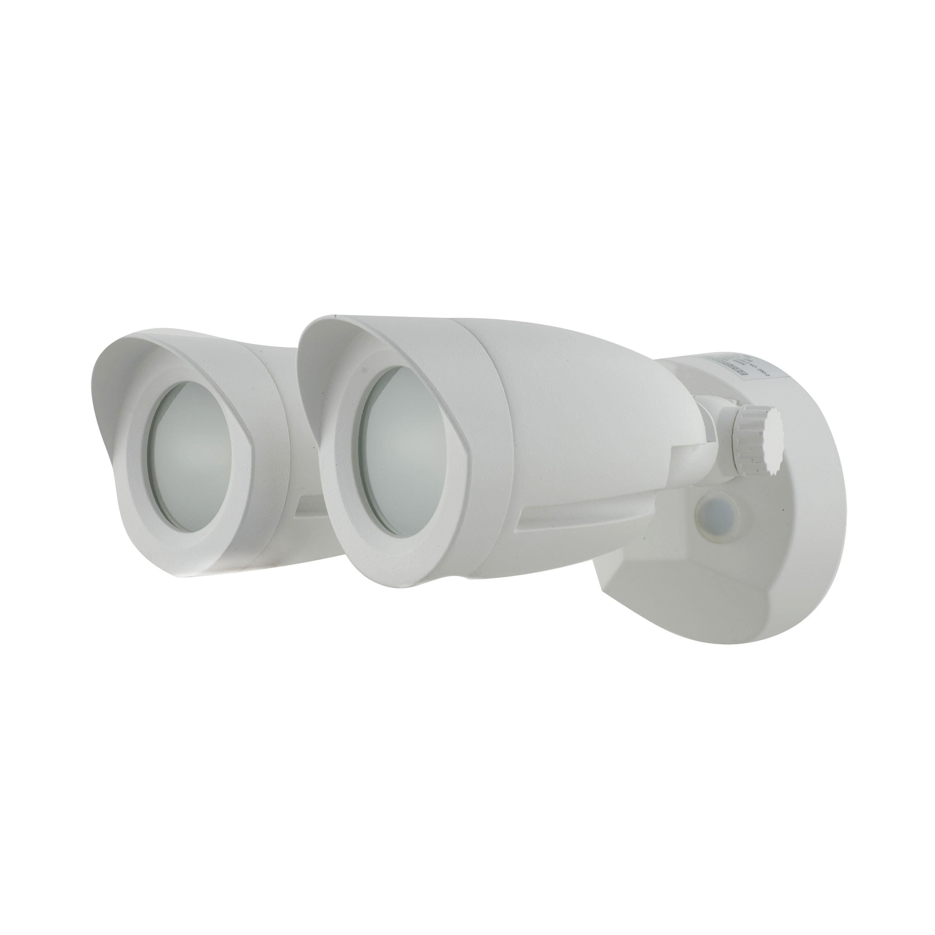 65-710 - LED Security Light, Dual Head, White Finish, 3000K