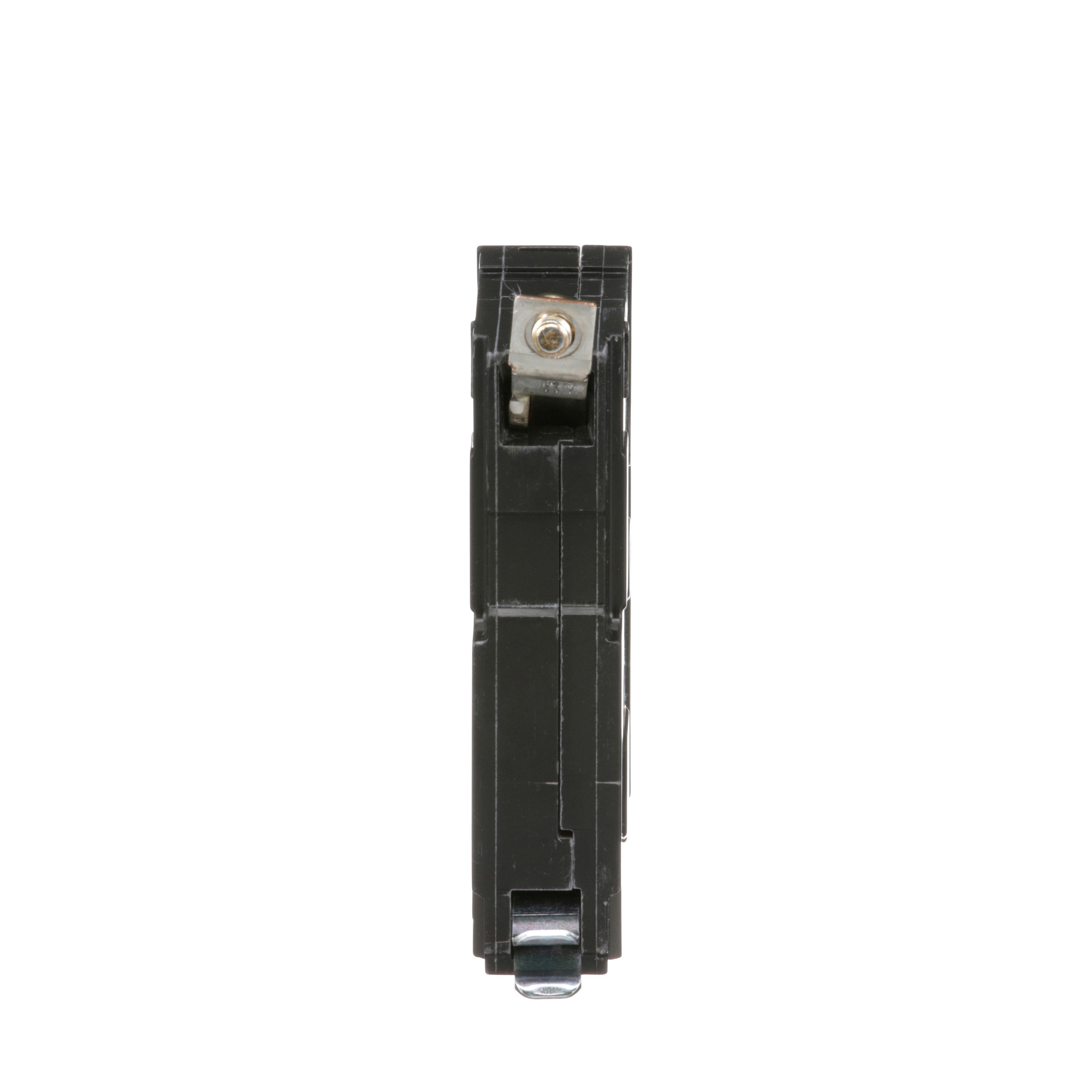 Picture of QOB115 - Mini circuit breaker, QO, 15A, 1 pole, 120/240VAC, 10kA, bolt on