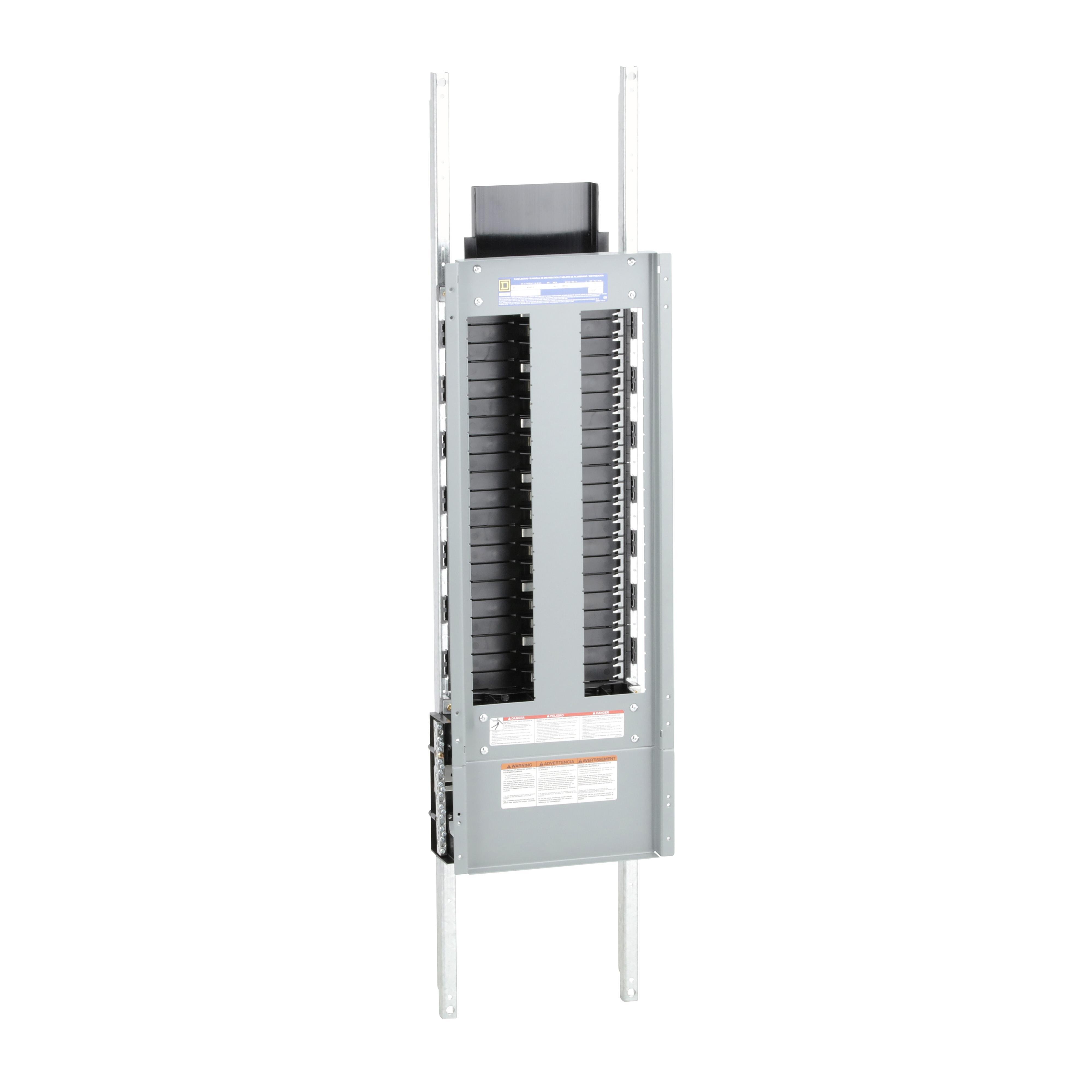 NF442L4C - Panelboard interior, NF, main lugs, 400A, Cu bus, Al neutral assembly, 42 pole spaces, 3 phase, 4 wire, 600Y/347VAC max