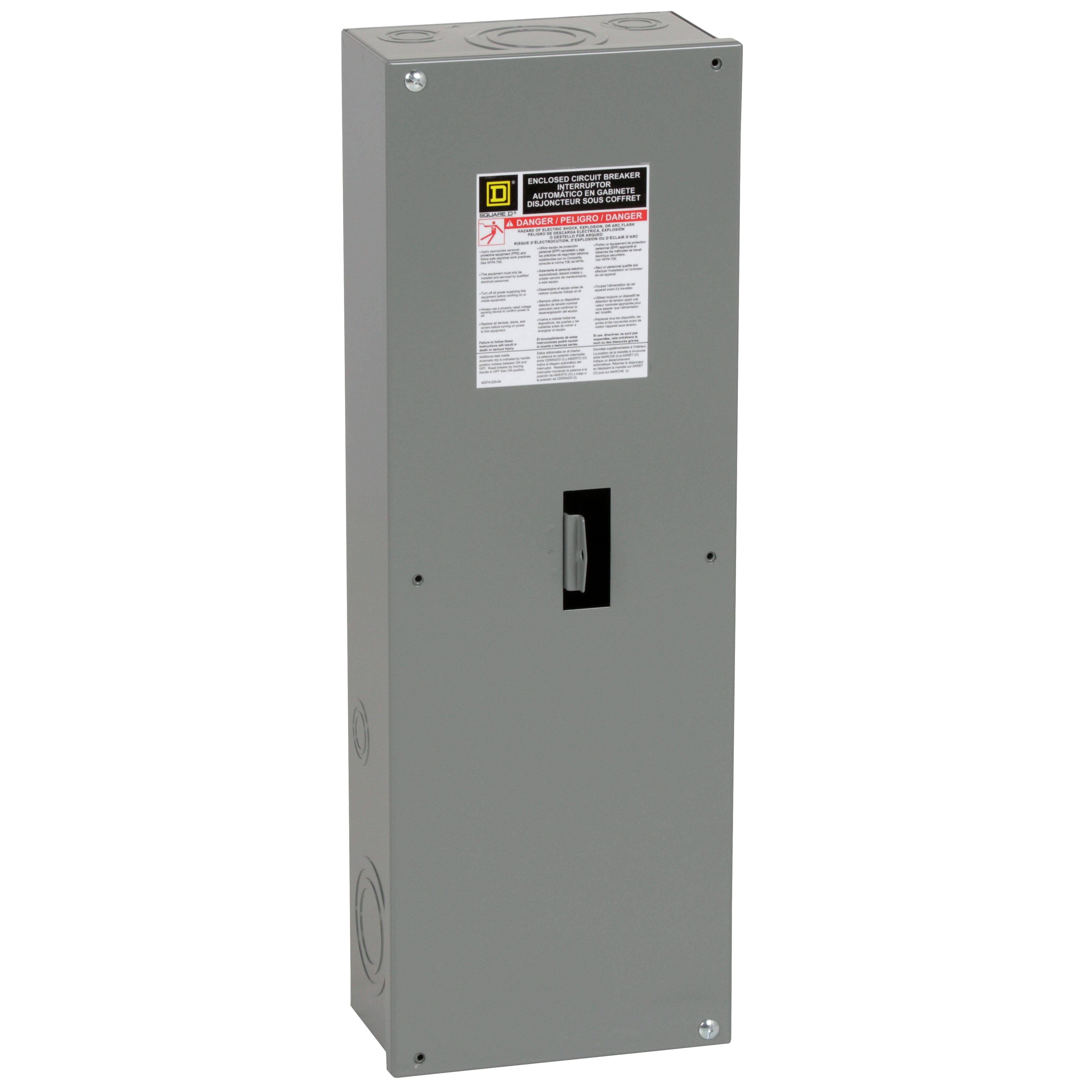 Picture of JD250S - Circuit breaker enclosure, PowerPacT J, 150A to 250A, NEMA 1, surface mount