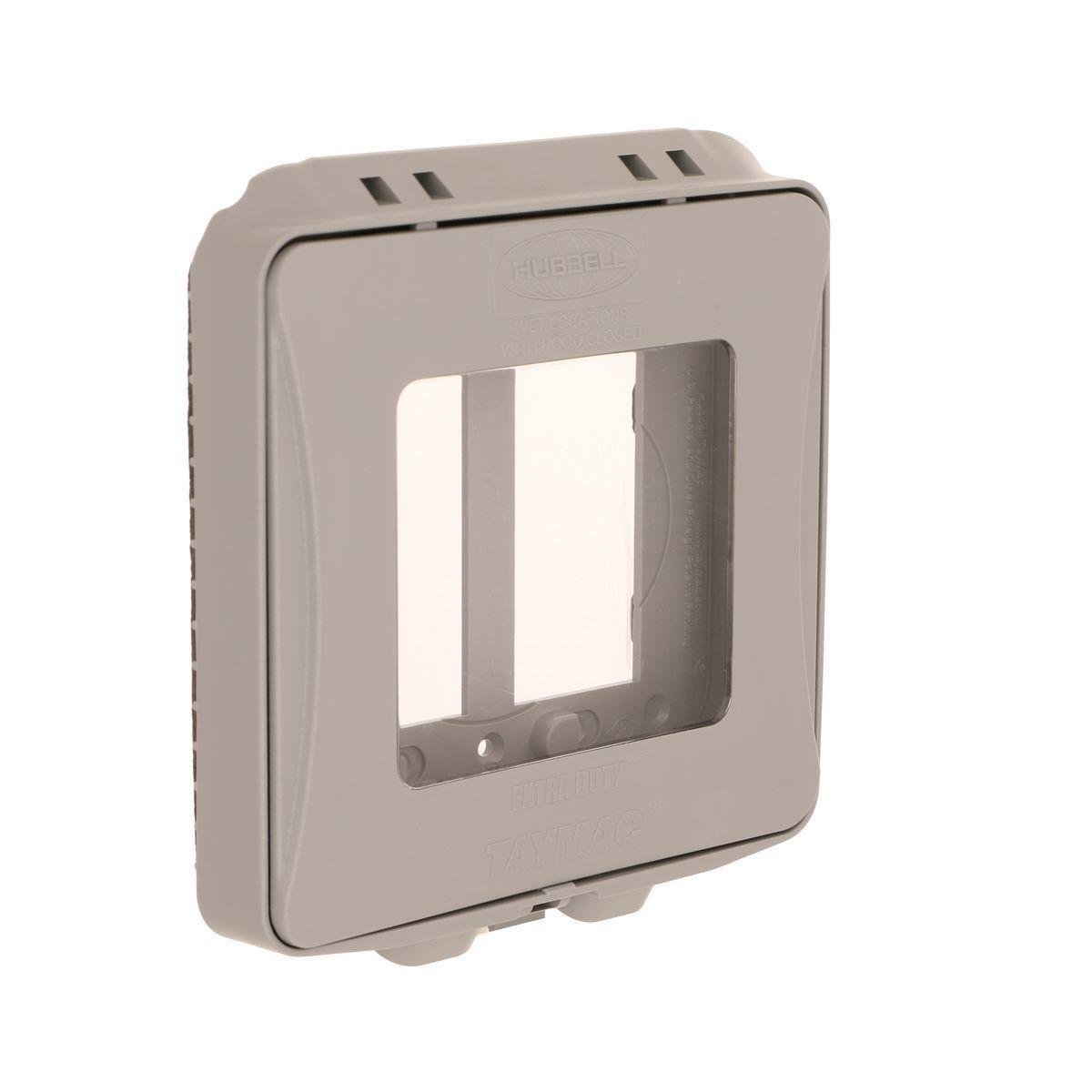 ML2500G - 2-Gang Weatherproof In-Use Cover, Expandable, EXTRA DUTY®, Gray