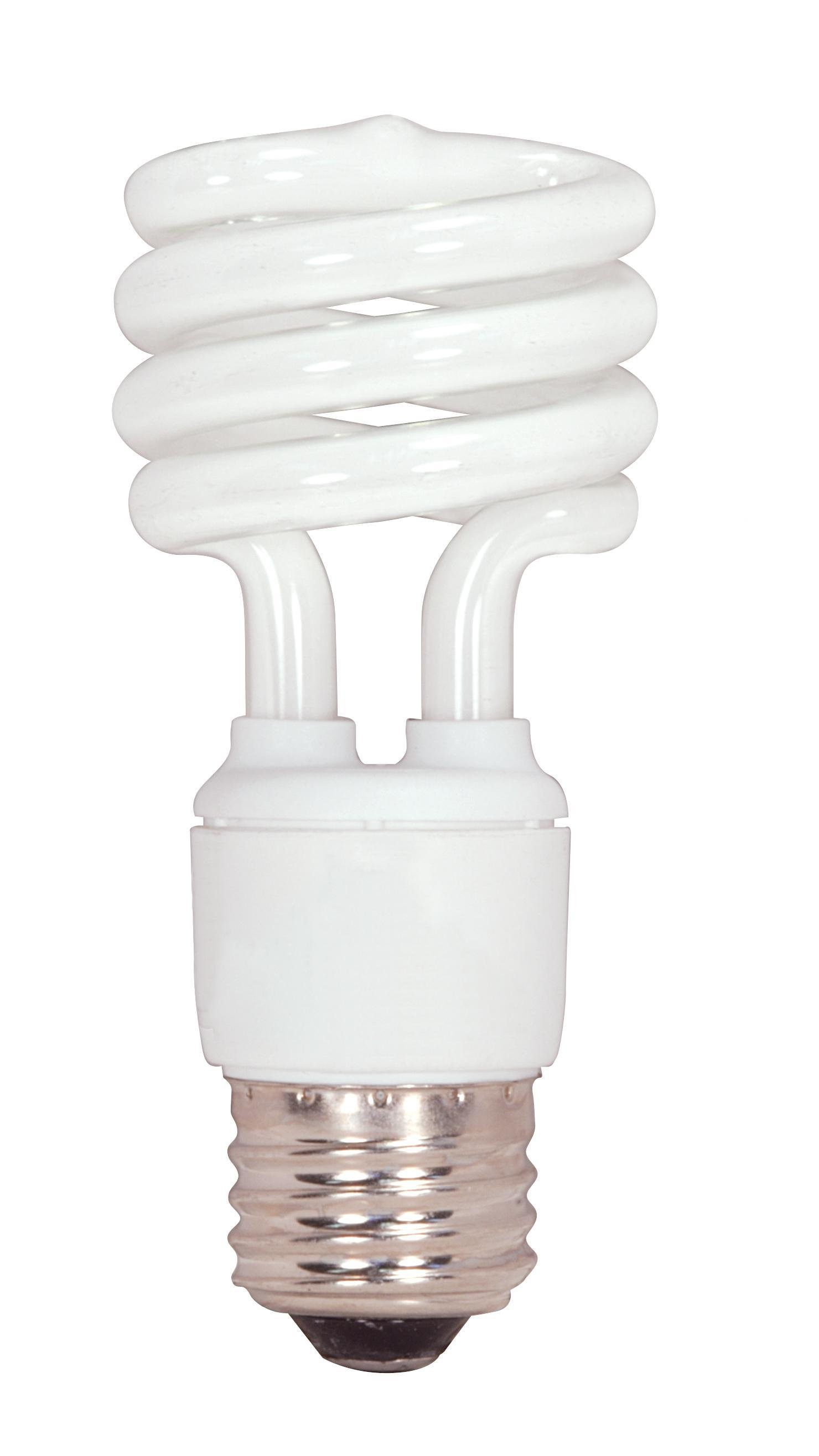 S7221 - 15 Watt - Mini Spiral Compact Fluorescent - 2700K - 82 CRI - Medium base - 120 Volt